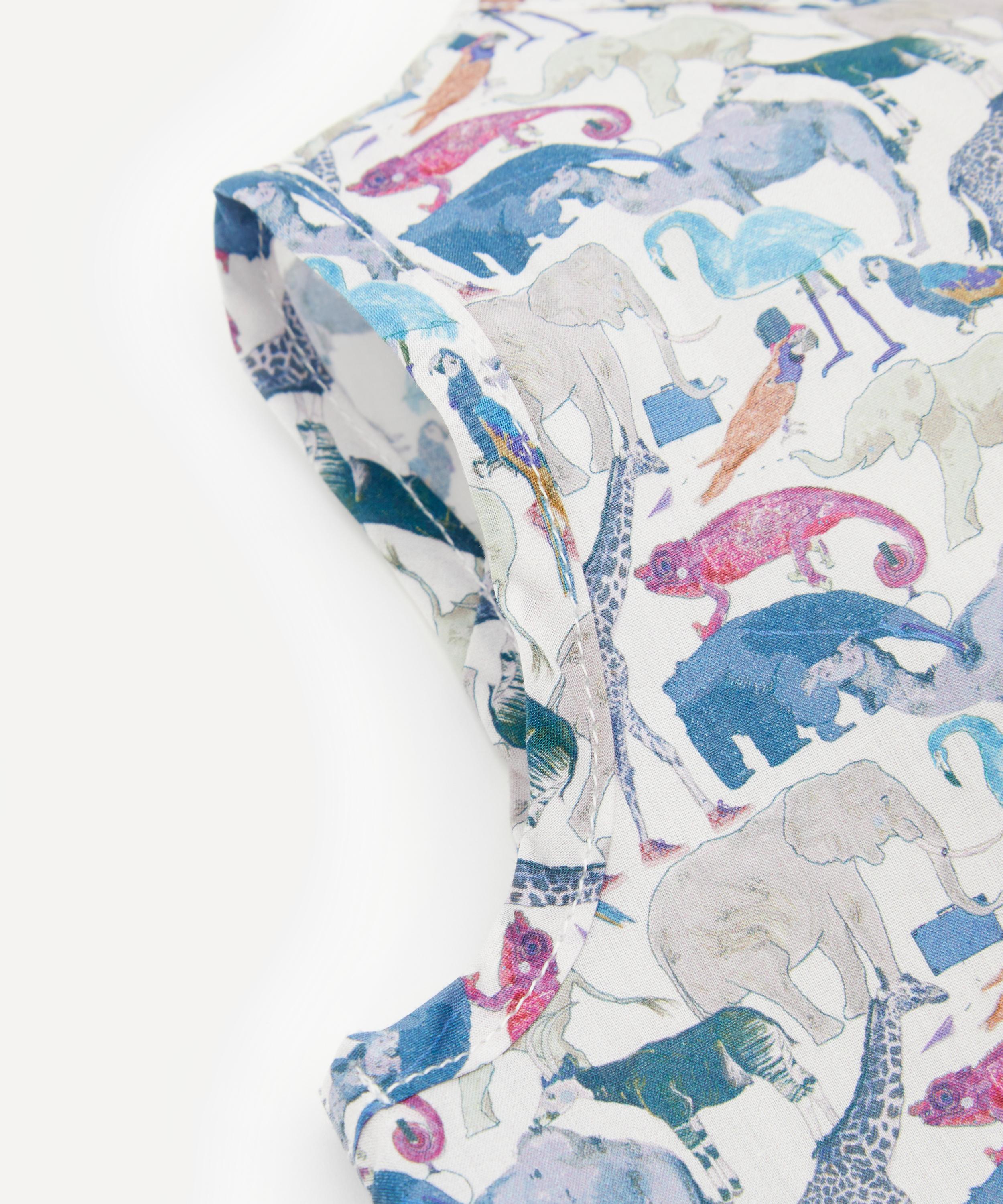 Liberty - Queue For The Zoo Button-Up Romper 3-24 Months image number 3