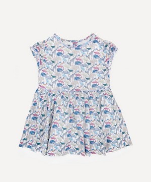 Liberty - Queue For The Zoo Short Sleeved Dress 2-10 Years image number 0