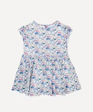 Liberty - Queue For The Zoo Short Sleeved Dress 2-10 Years image number 0