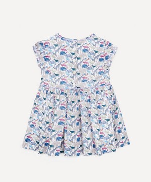 Liberty - Queue For The Zoo Short Sleeved Dress 2-10 Years image number 2