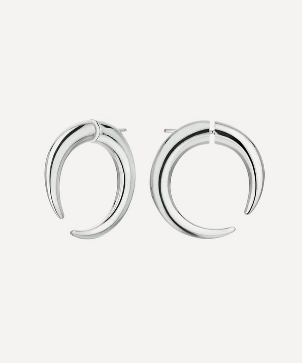 Shaun Leane - Silver Quill Large Hoop Earrings image number null