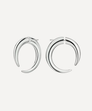 Shaun Leane - Silver Quill Large Hoop Earrings image number 0