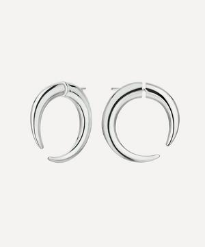 Shaun Leane - Silver Quill Large Hoop Earrings image number 0