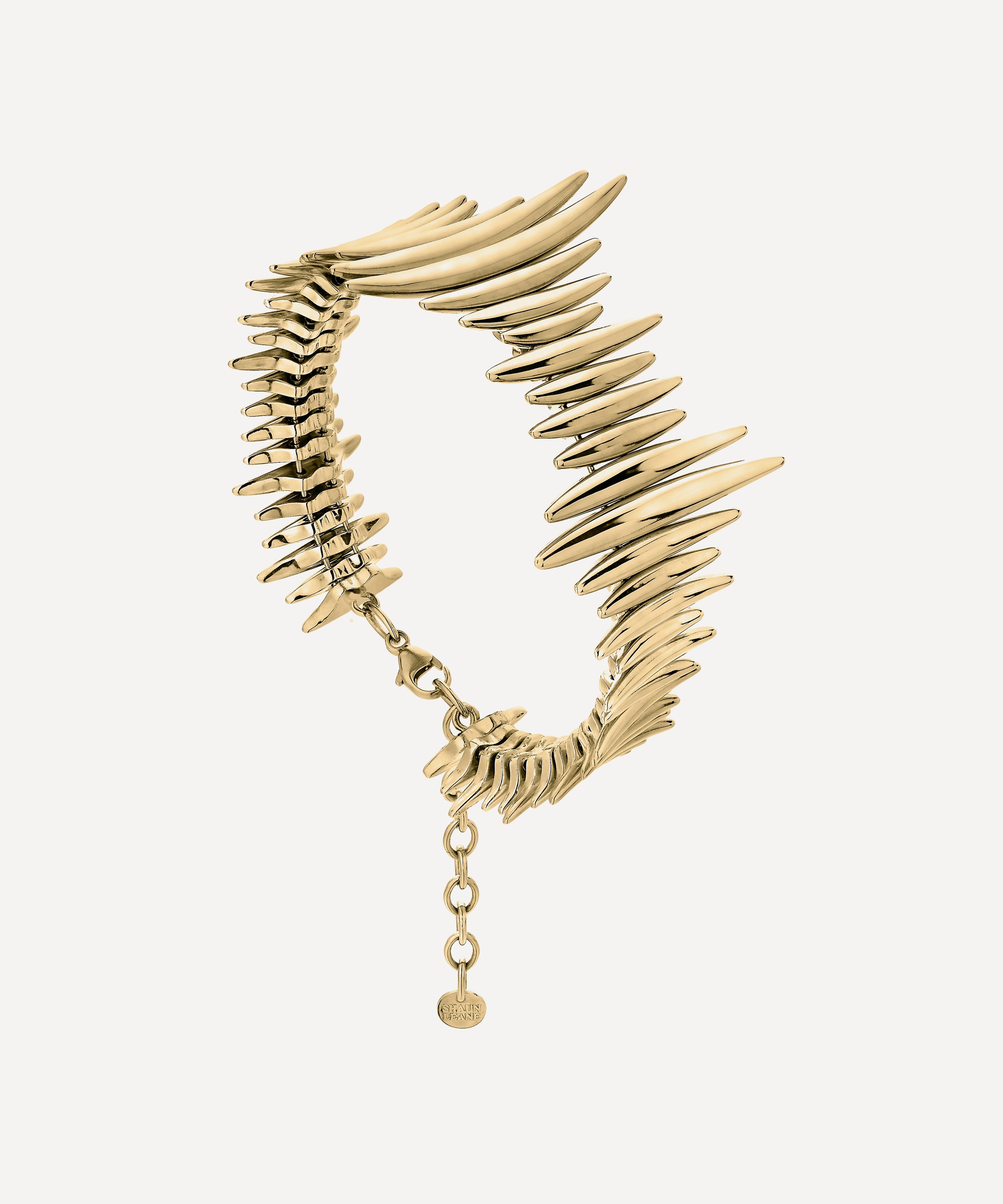 Shaun Leane - Gold Plated Vermeil Silver Quill Bracelet image number 1