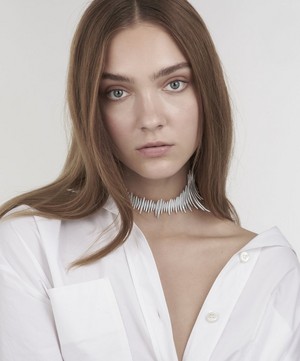 Shaun Leane - Silver Quill Choker Necklace image number 2