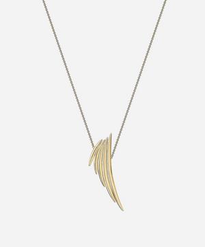 Shaun Leane - Gold Plated Vermeil Silver Quill Drop Pendant Necklace image number 1