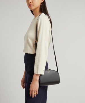 A.P.C. - Mini Leather Demi-Lune Bag image number 1