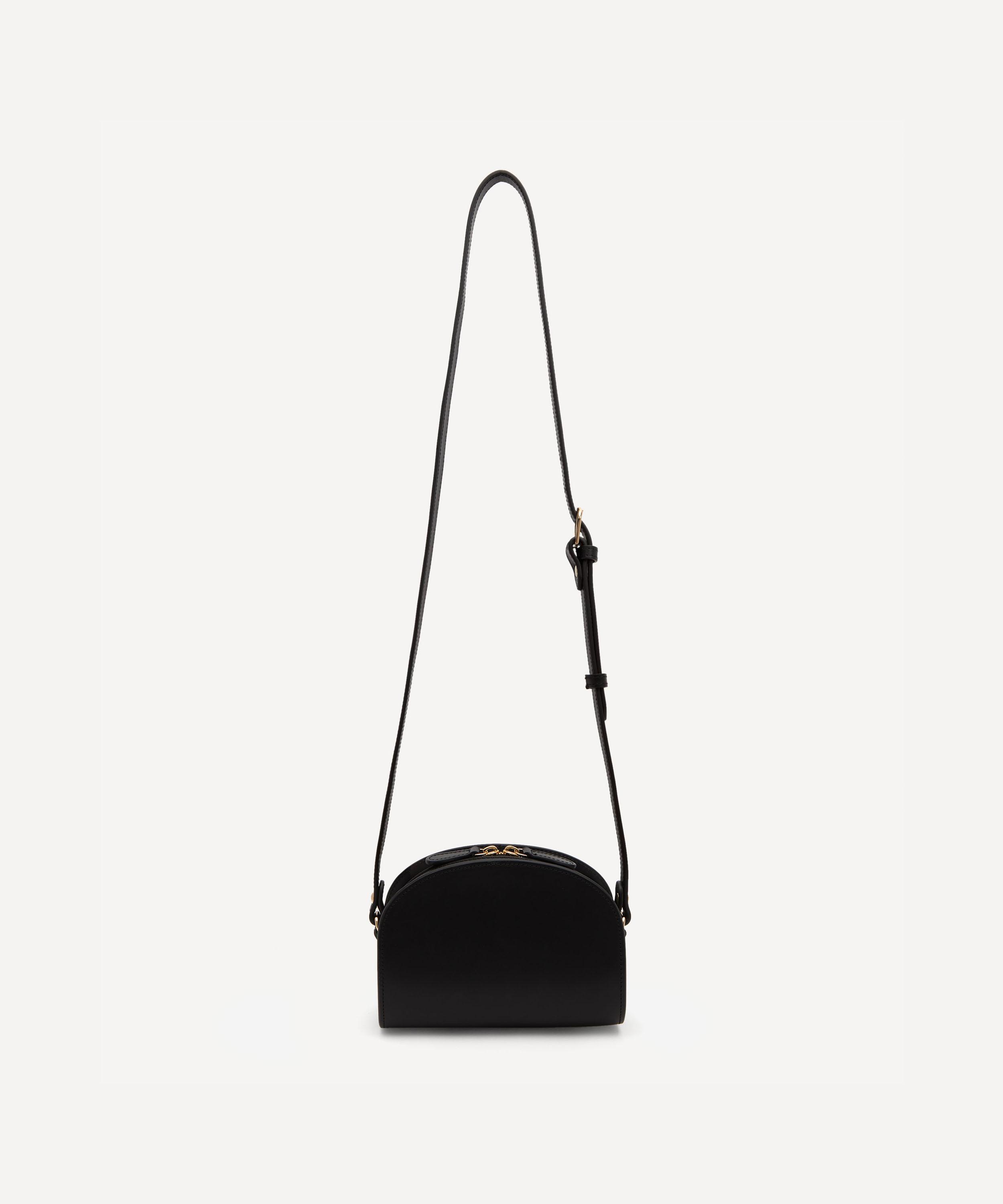 A.P.C. - Mini Leather Demi-Lune Bag image number 3