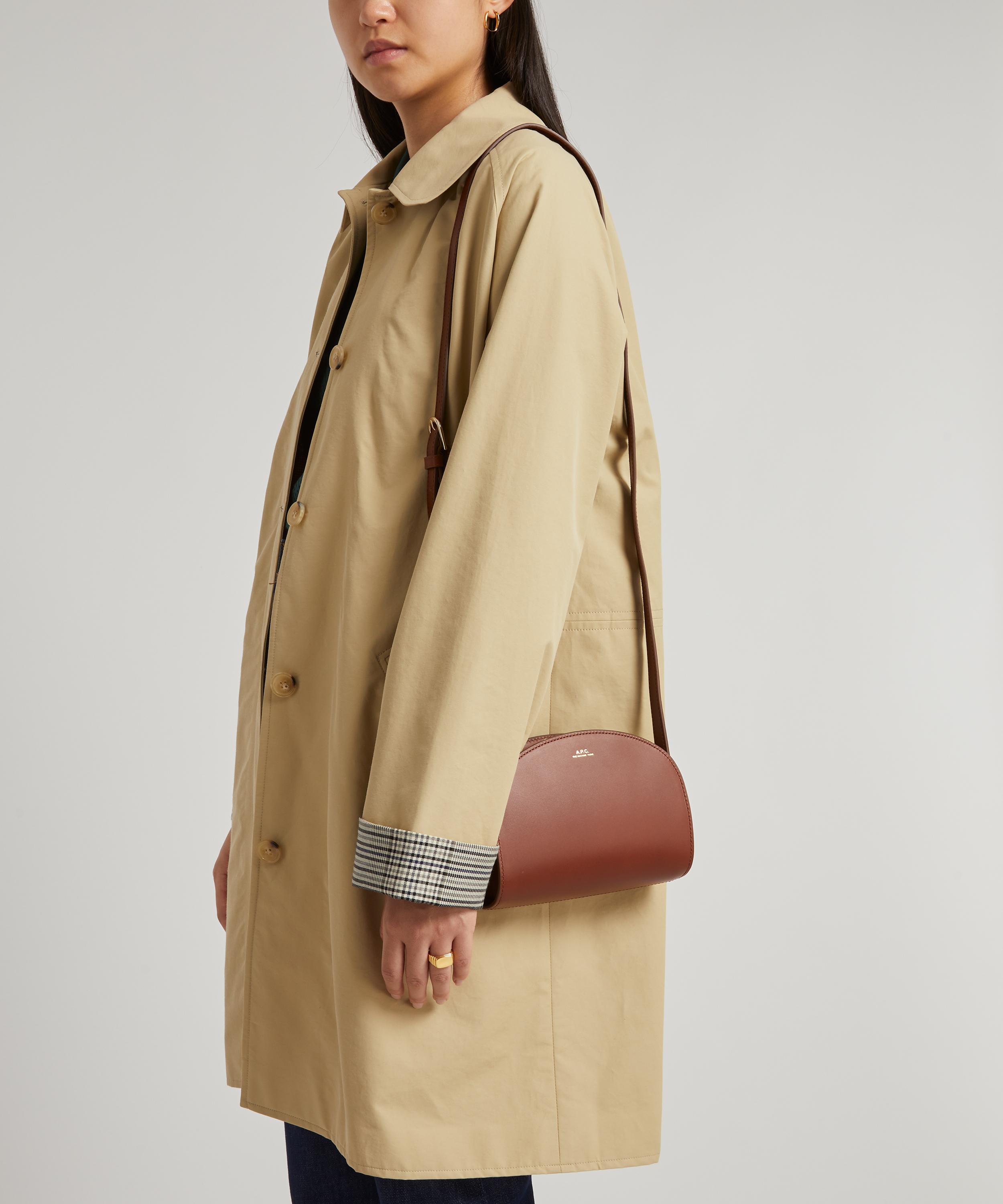 A.P.C. - Mini Leather Demi-Lune Bag image number 1