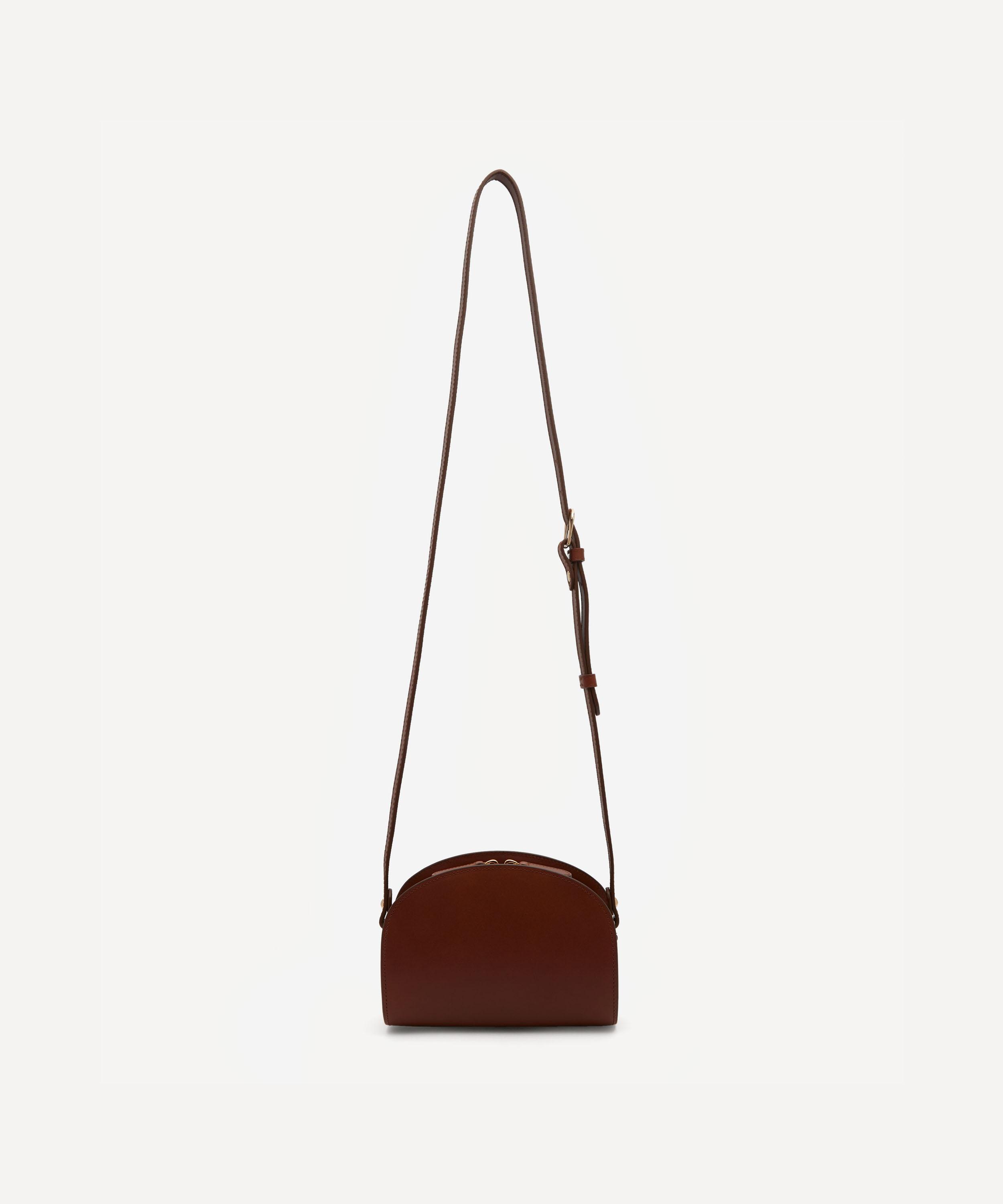 A.P.C. - Mini Leather Demi-Lune Bag image number 3