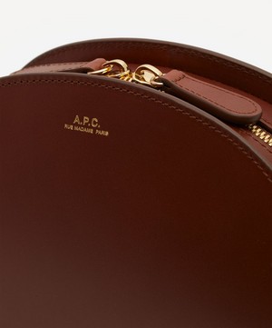 A.P.C. - Mini Leather Demi-Lune Bag image number 4