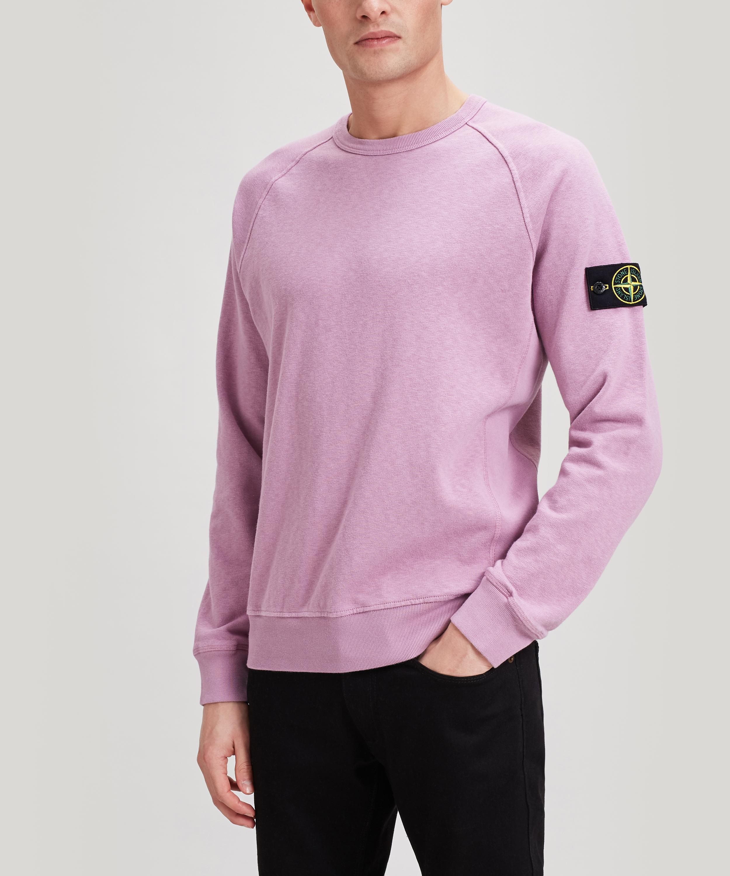 stone island washed crew neck