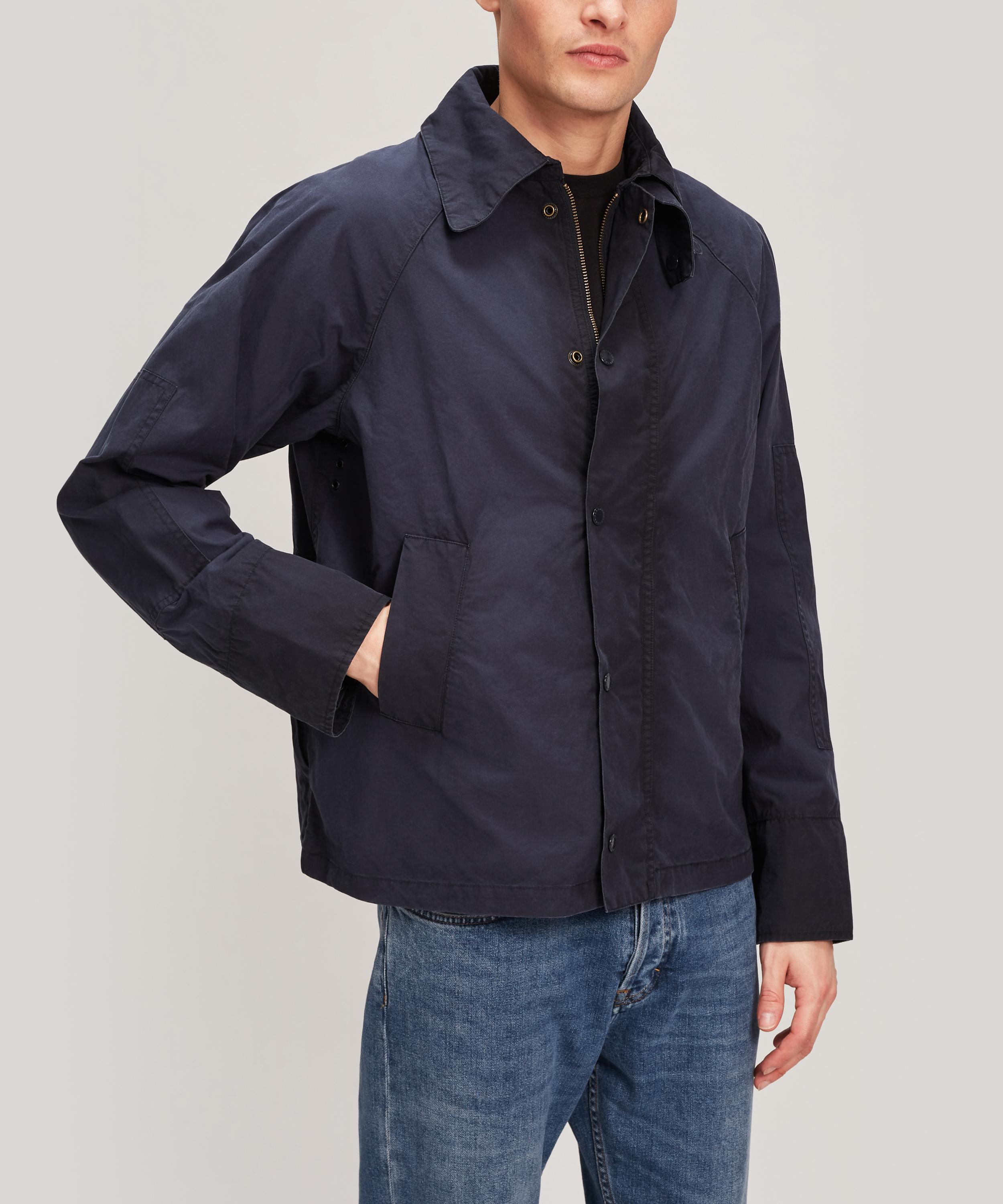 barbour engineered garments graham waxed cotton jacket