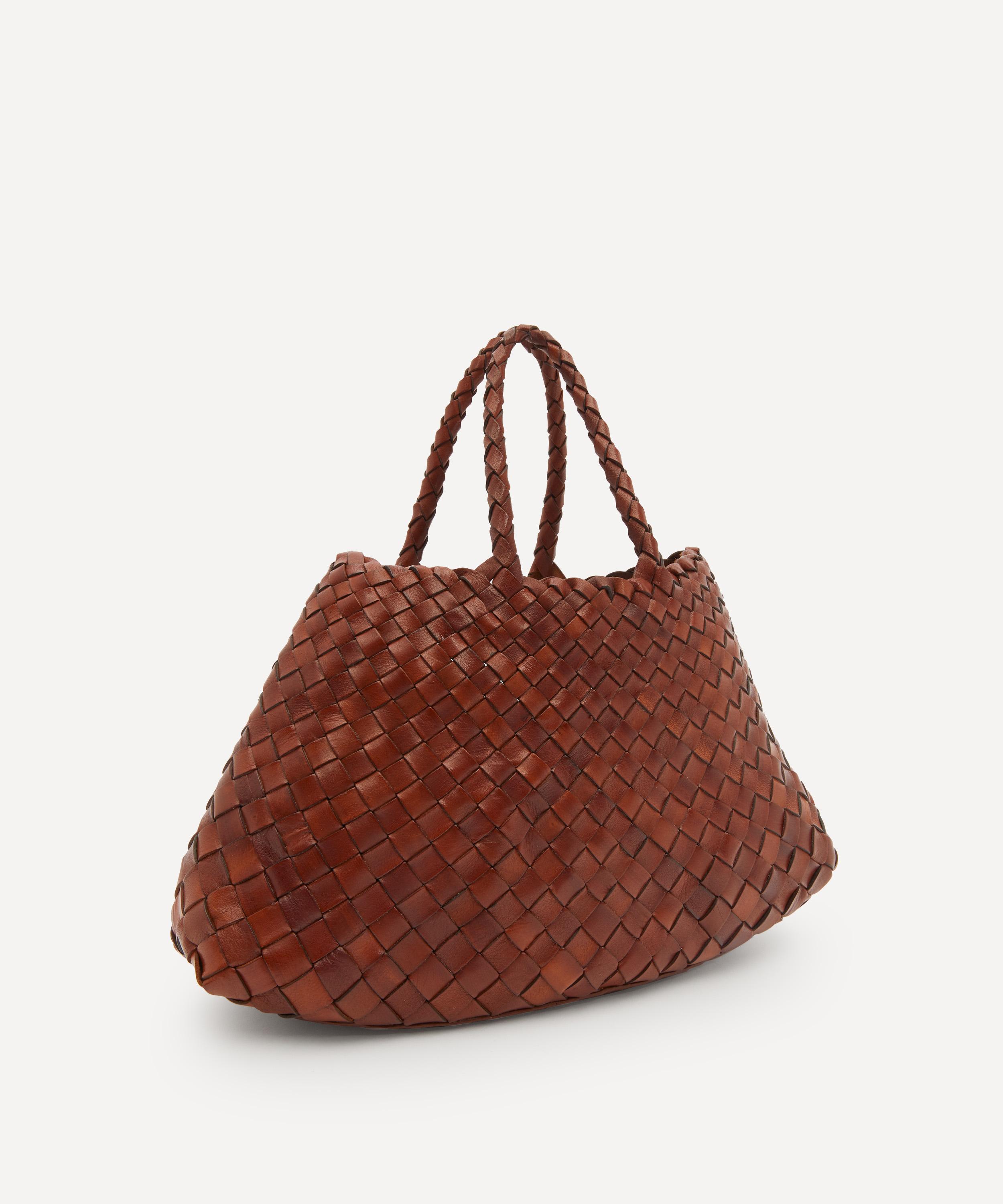 Dragon Diffusion - Small Santa Croce Woven Leather Bag image number 1