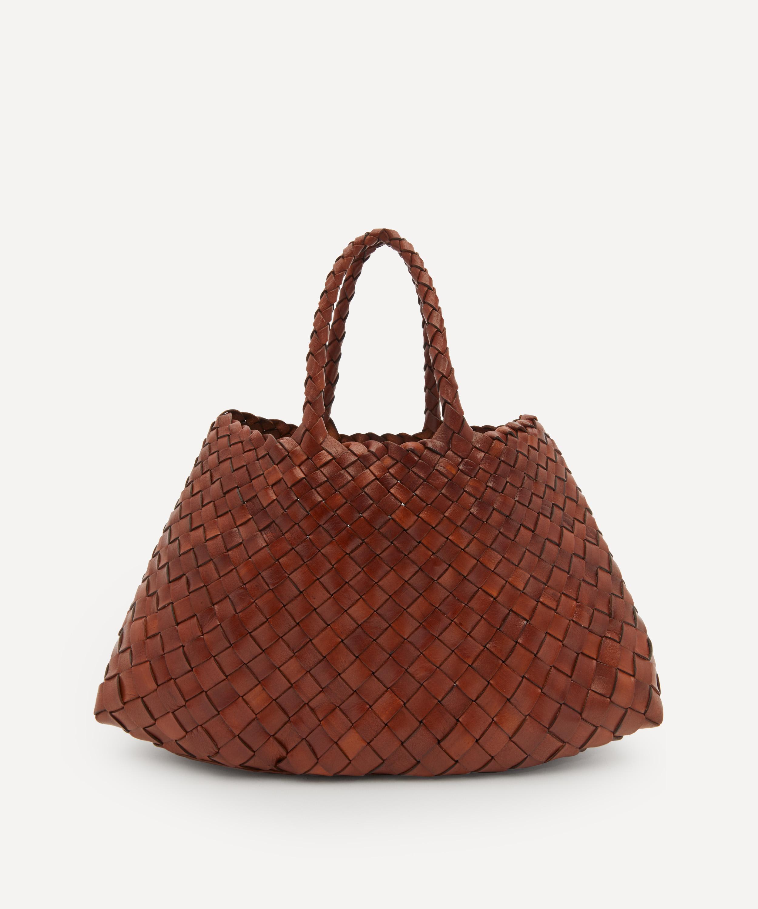 Dragon Diffusion - Small Santa Croce Woven Leather Bag image number 2