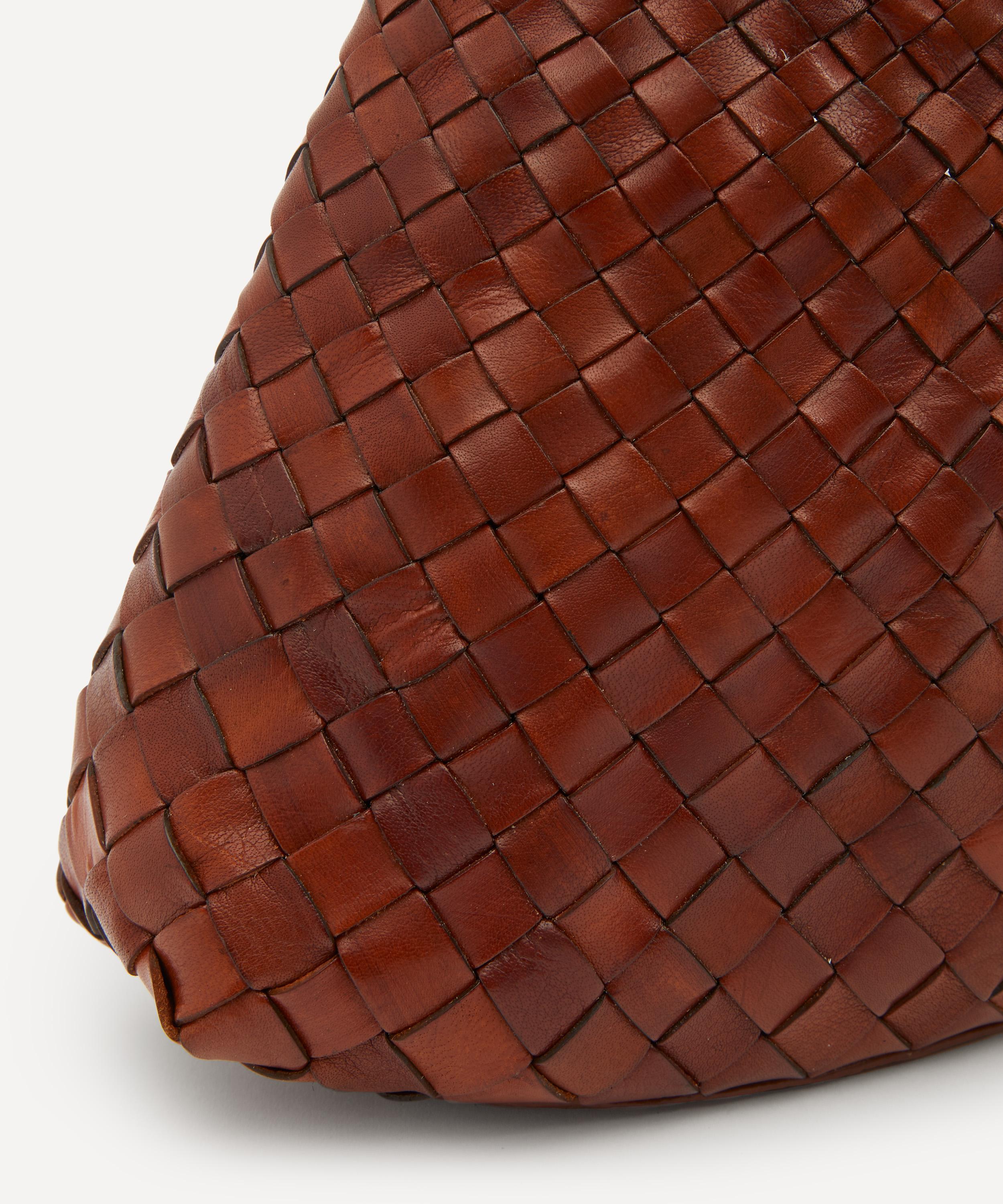 Dragon Diffusion - Small Santa Croce Woven Leather Bag image number 3