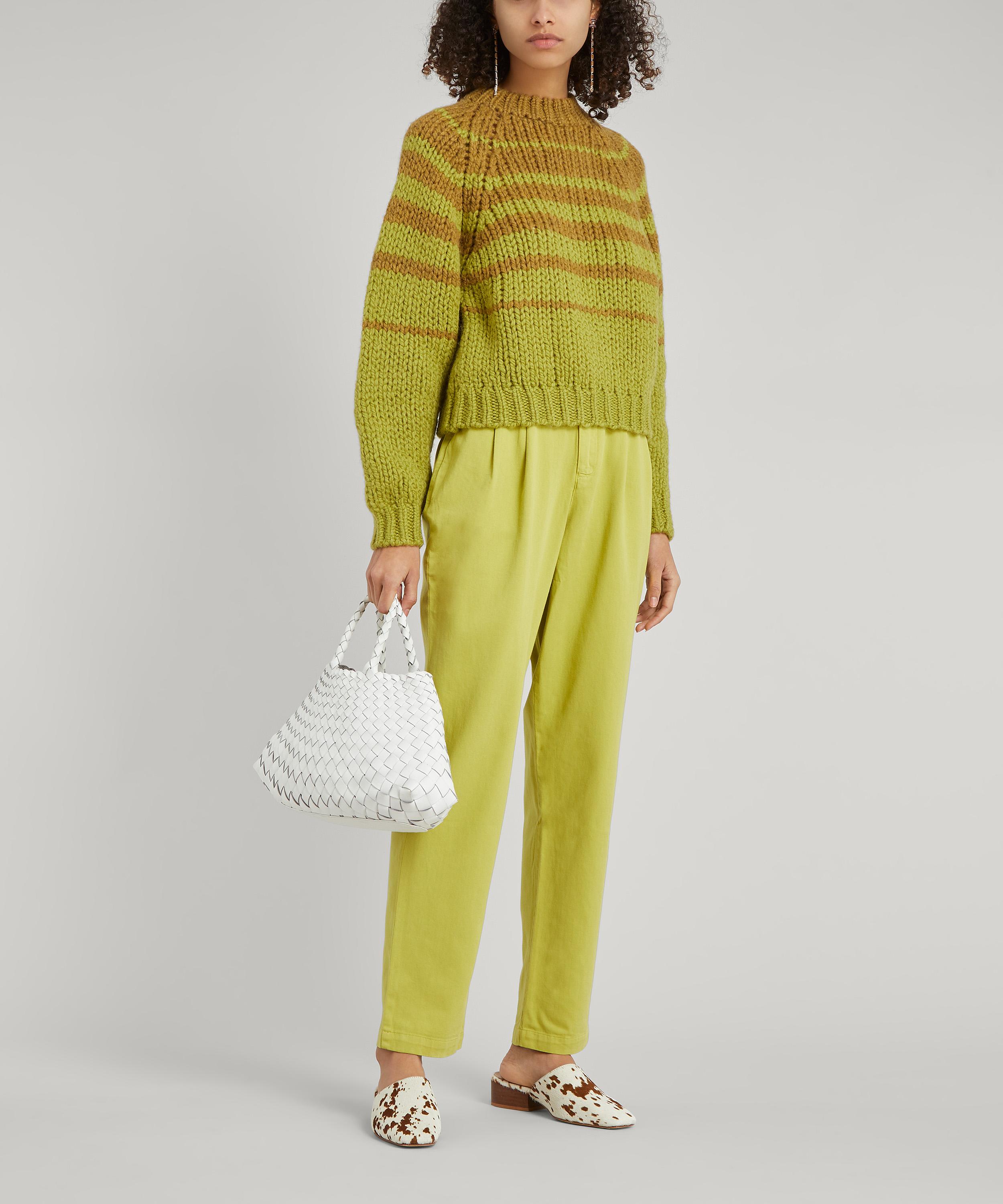 Dragon Diffusion - Small Santa Croce Woven Leather Bag image number 1