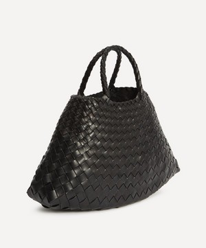 Dragon Diffusion - Small Santa Croce Woven Leather Tote Bag image number 2