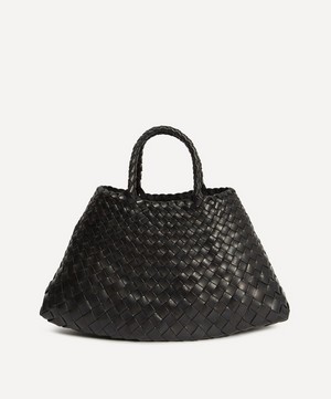 Dragon Diffusion - Small Santa Croce Woven Leather Tote Bag image number 3