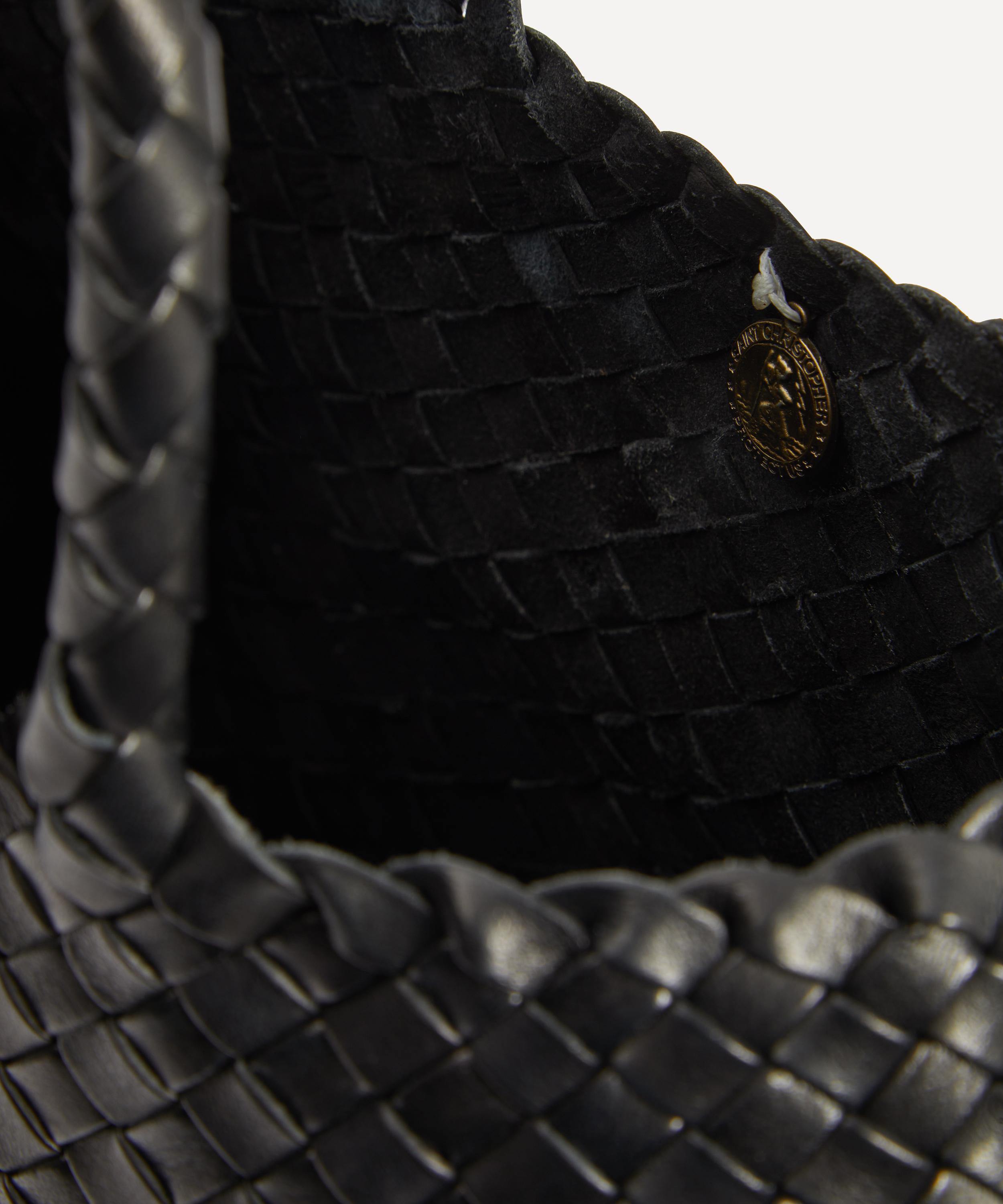 Dragon Diffusion - Santa Croce Big Pearl Woven Leather Bag