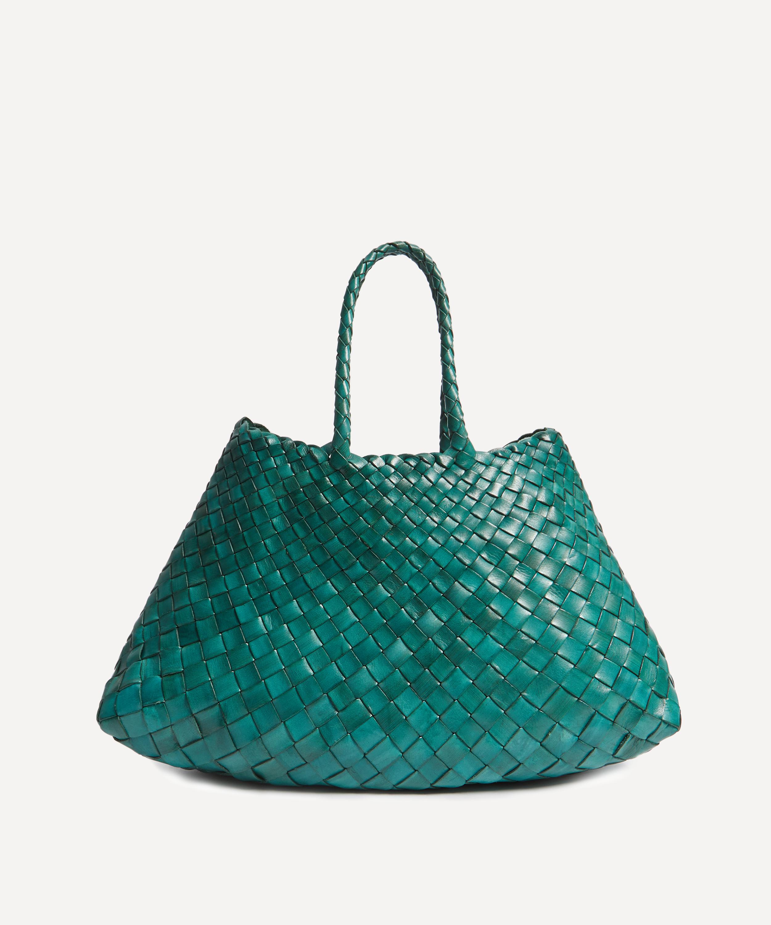 Dragon Diffusion - Small Santa Croce Woven Leather Tote Bag