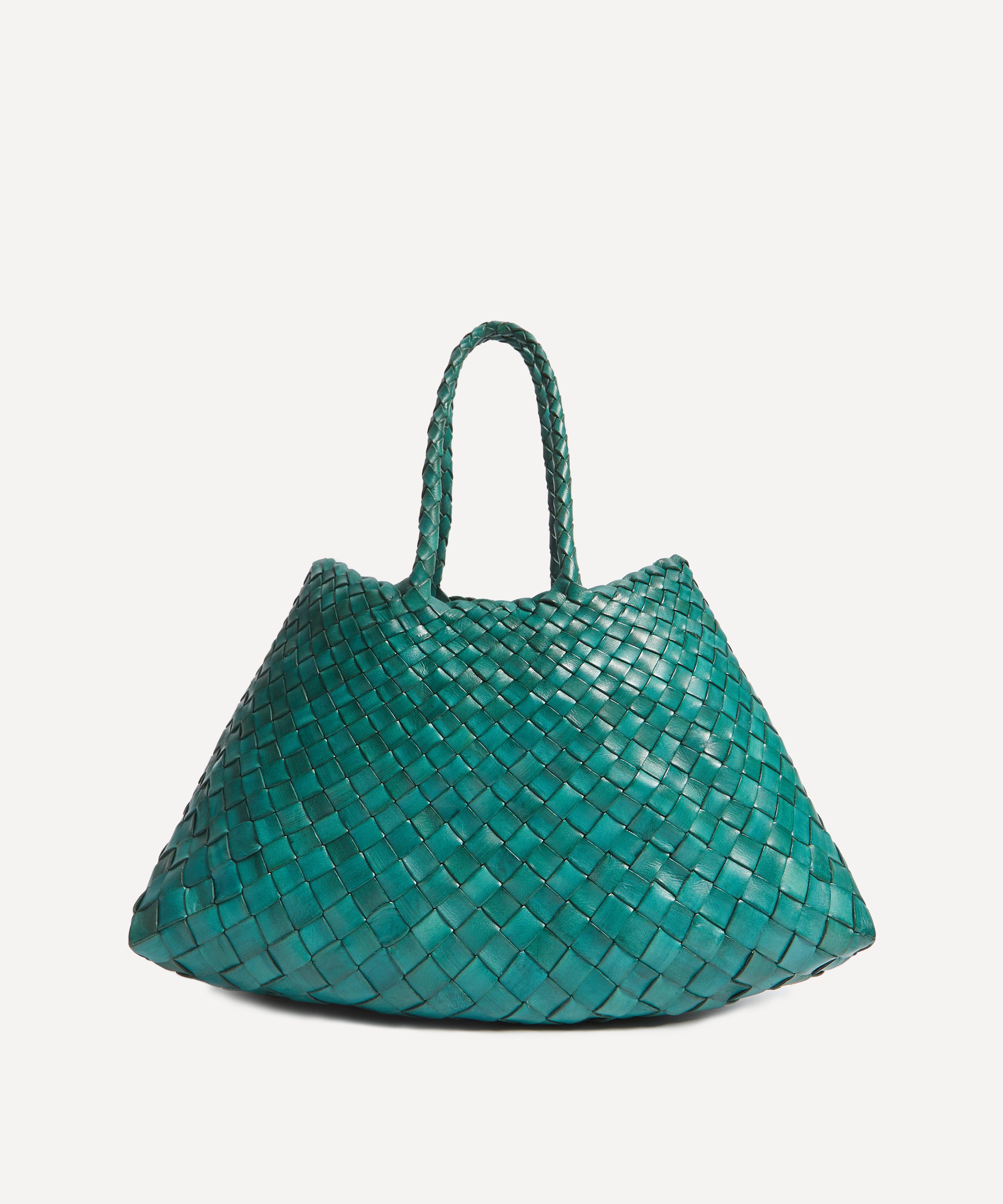 Dragon Diffusion - Small Santa Croce Woven Leather Bag image number 