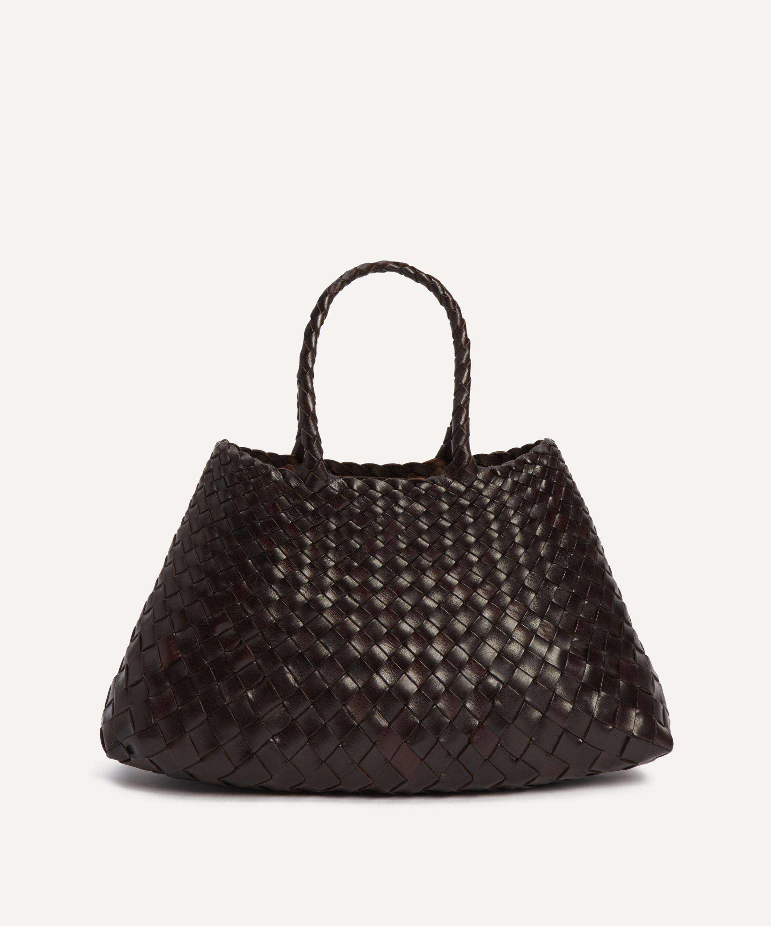Dragon Diffusion - Small Santa Croce Woven Leather Bag image number 0