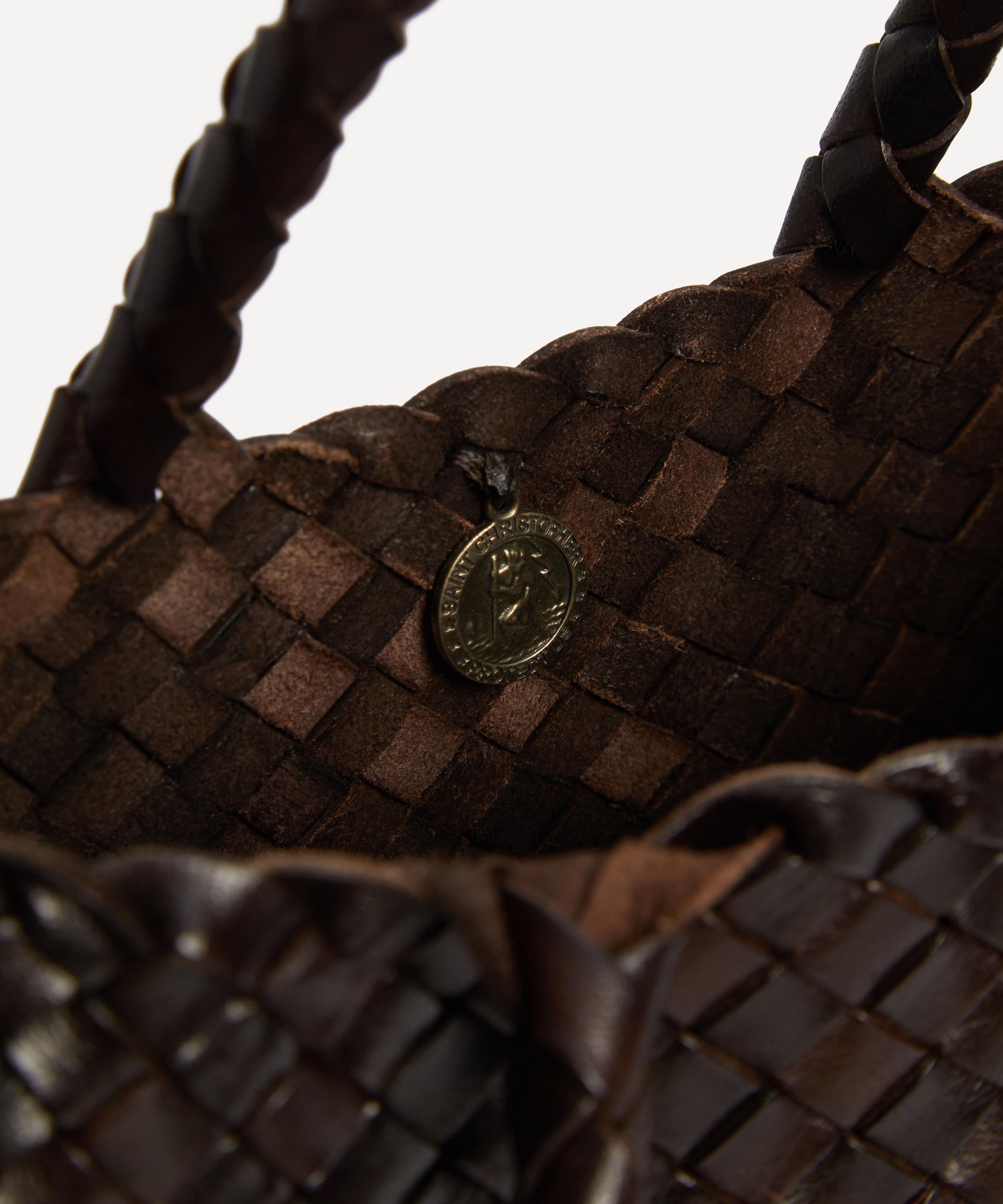Dragon Diffusion - Small Santa Croce Woven Leather Bag image number 4