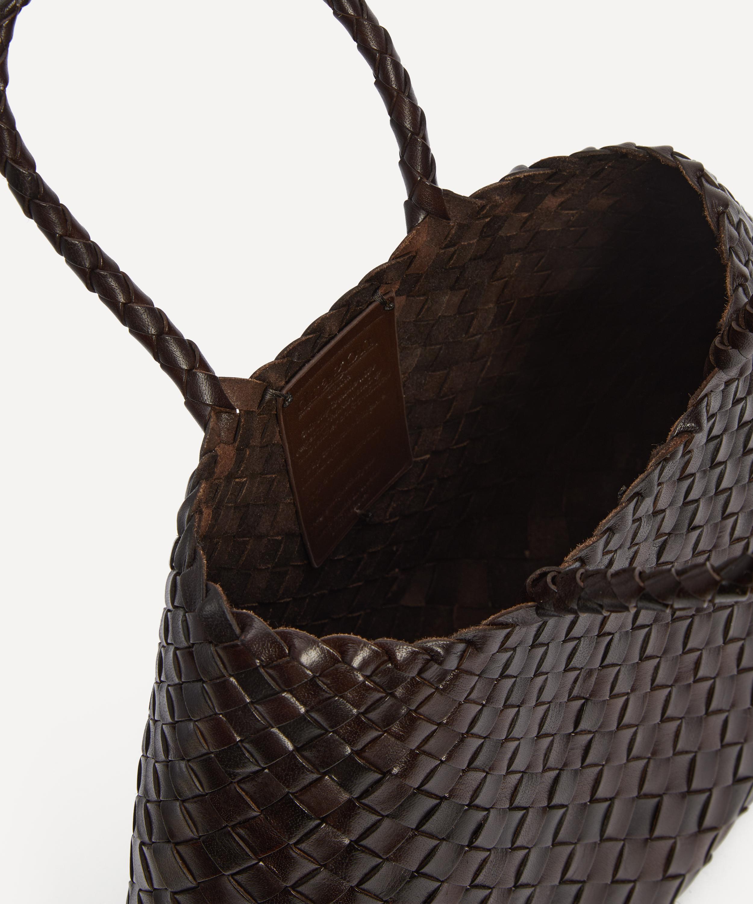Dragon Diffusion - Small Santa Croce Woven Leather Bag image number 5