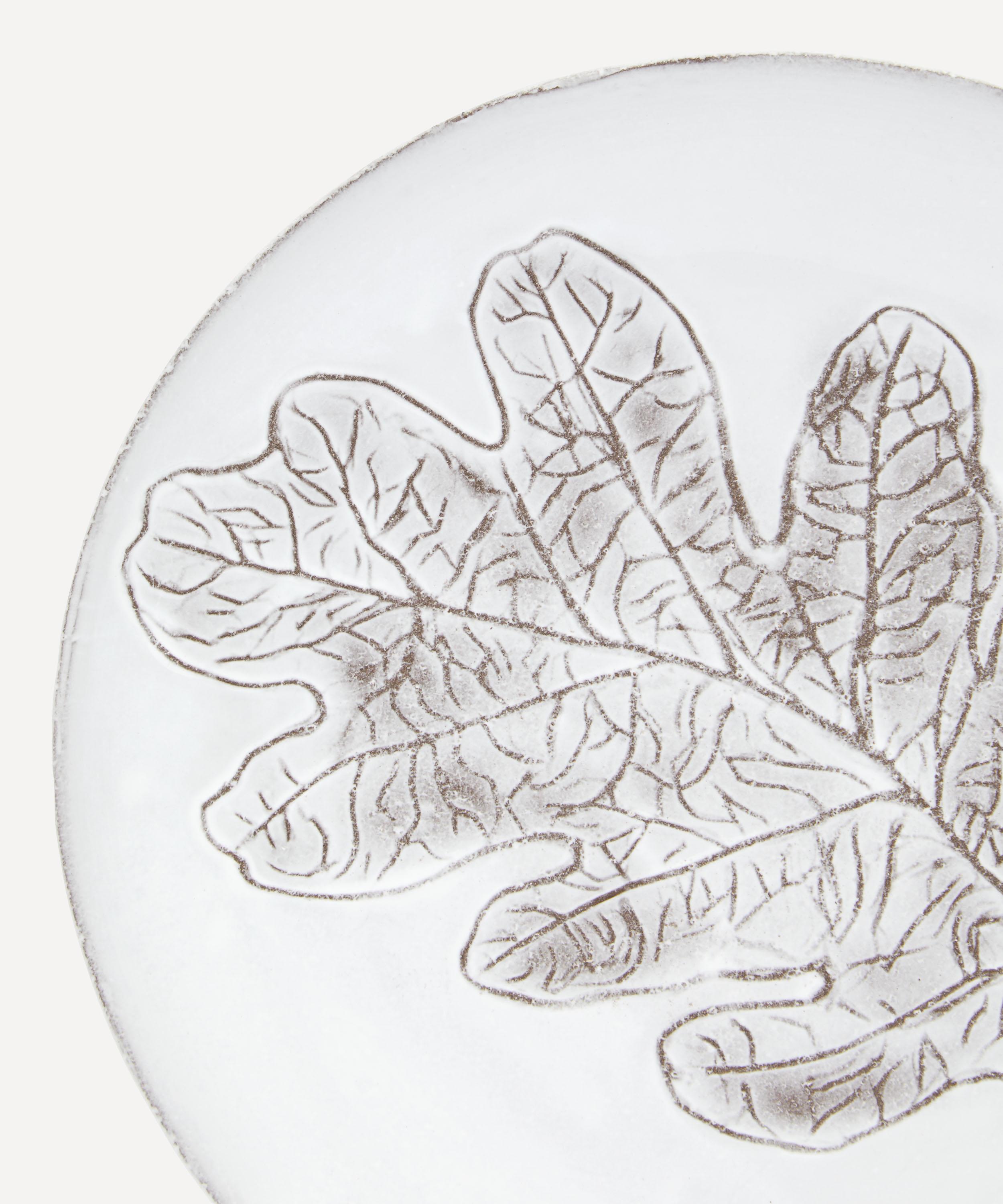 Astier de Villatte - Setsuko Oakleaf Plate image number 3