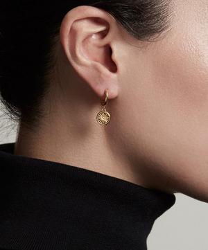 Astley Clarke - Gold Plated Vermeil Silver Celestial Sunrise Drop Earrings image number 1