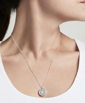 Astley Clarke - Silver Celestial Radial Locket Necklace image number 1