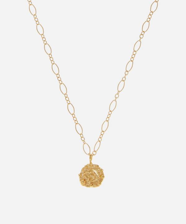 Alighieri - Gold-Plated The Celestial Night Pendant Necklace image number null
