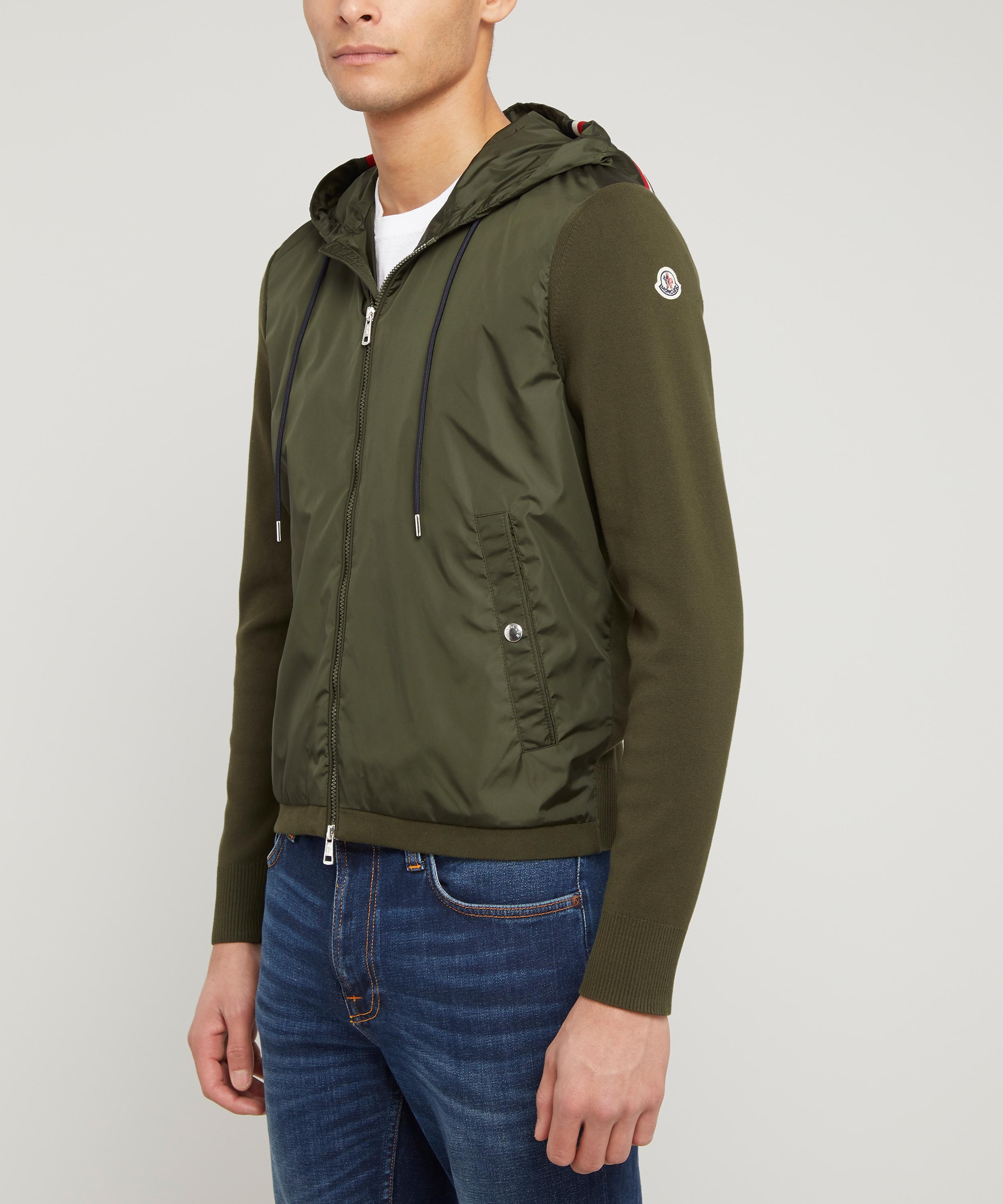 moncler nylon hooded jacket