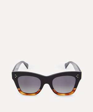 Cat-Eye Bicolour Acetate Sunglasses