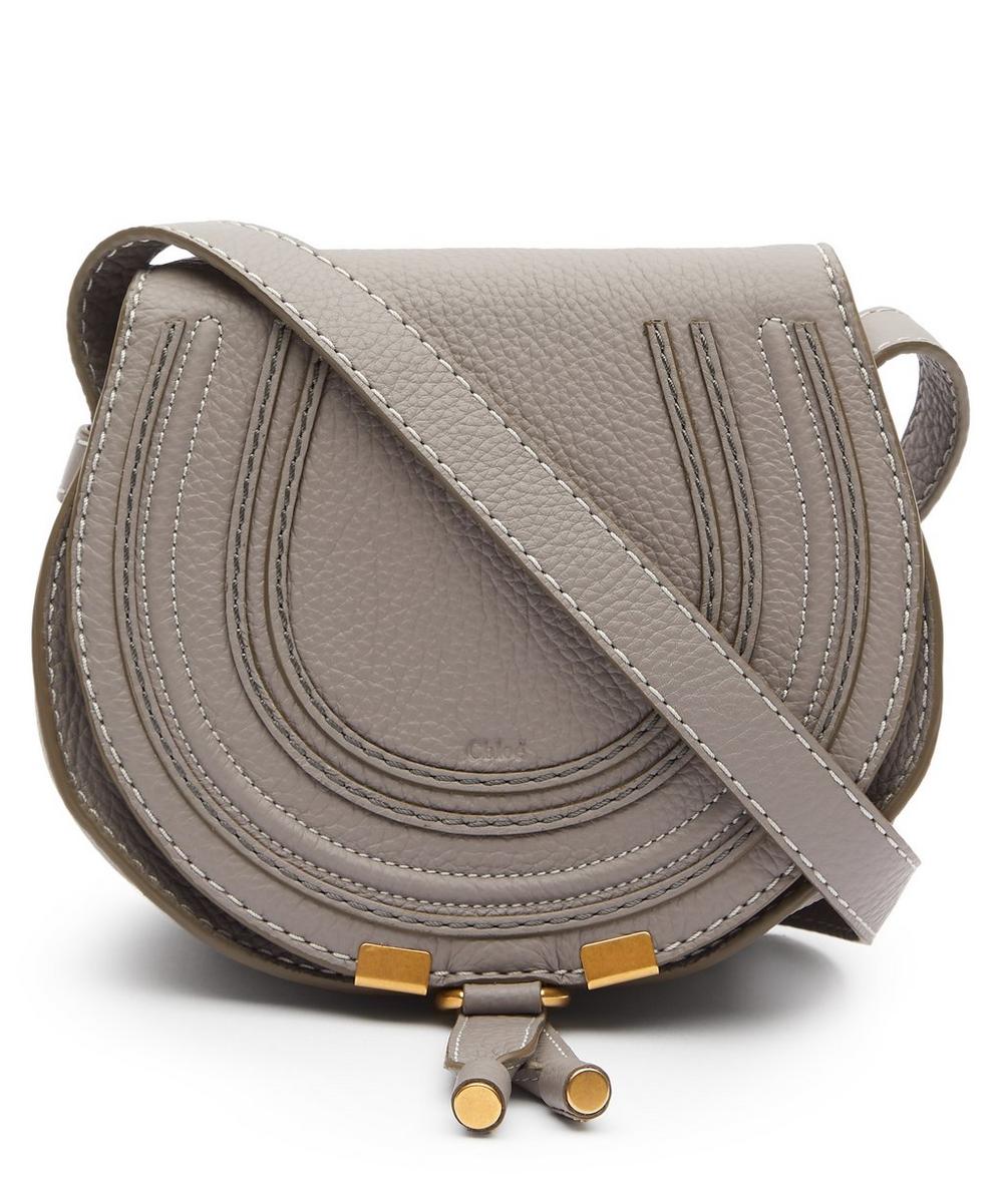 Marcie Mini Leather Saddle Bag