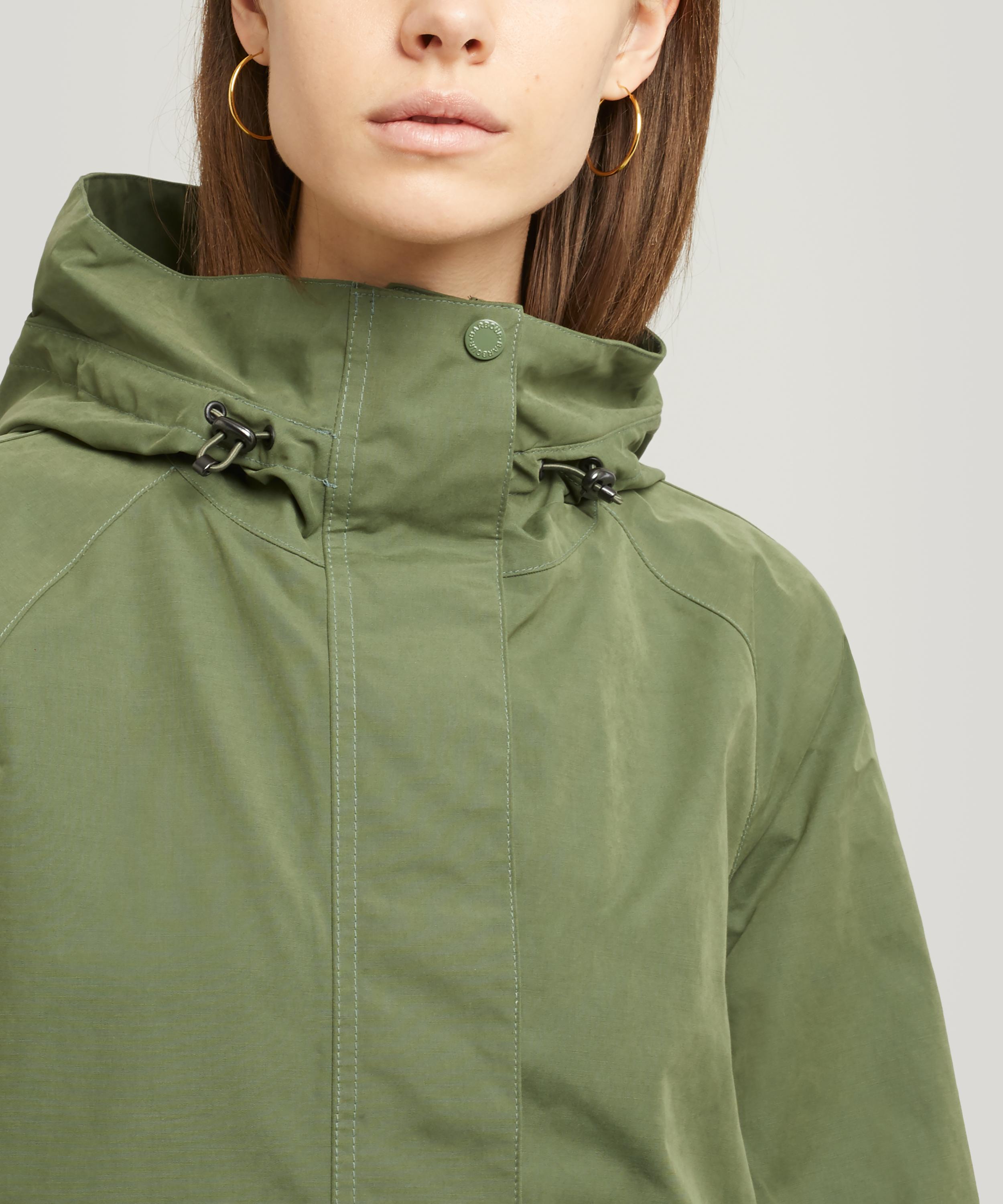 barbour green waterproof jacket