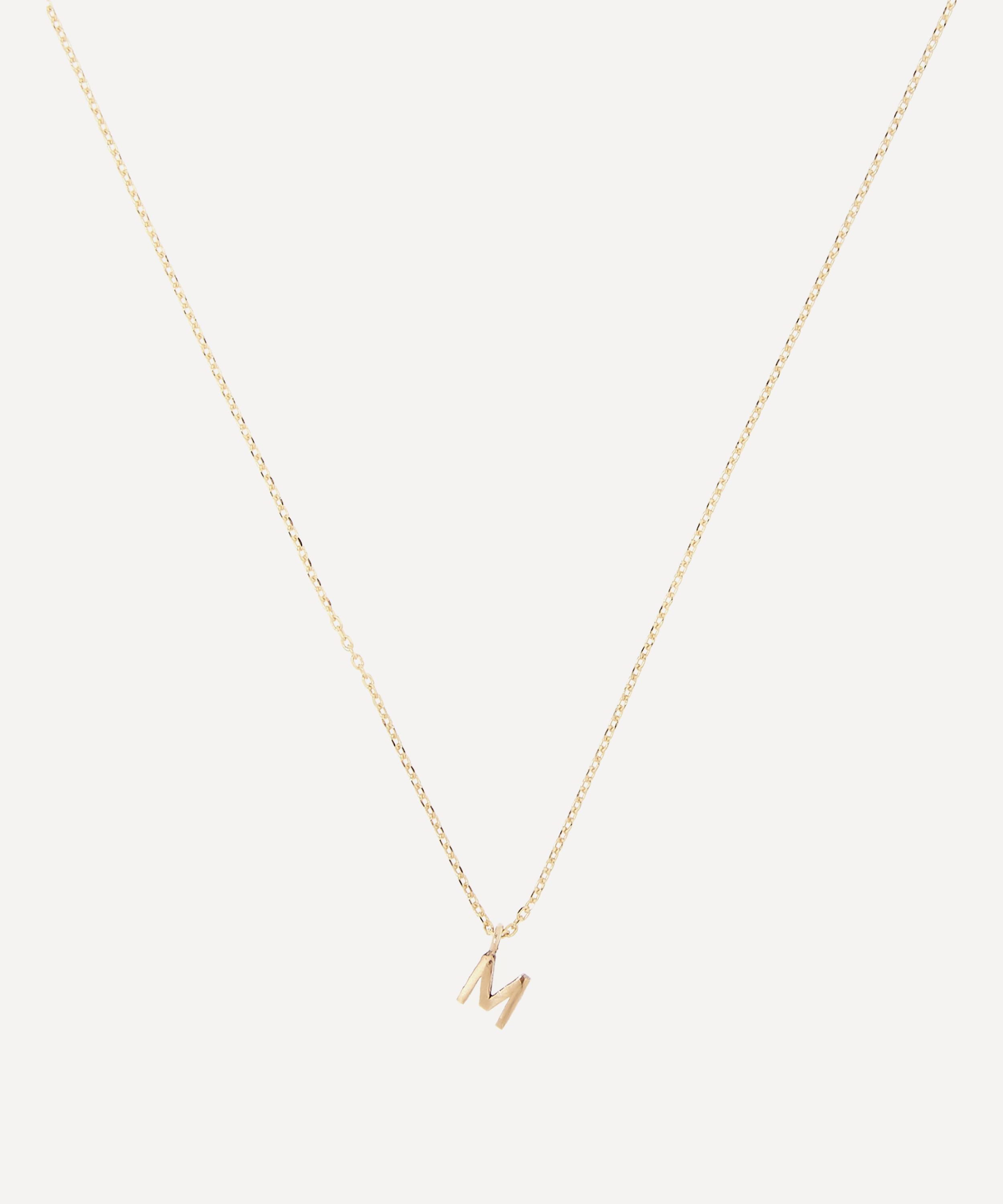 Scrawled Initial Pendant in Gold (A-Z) – Lady Grey