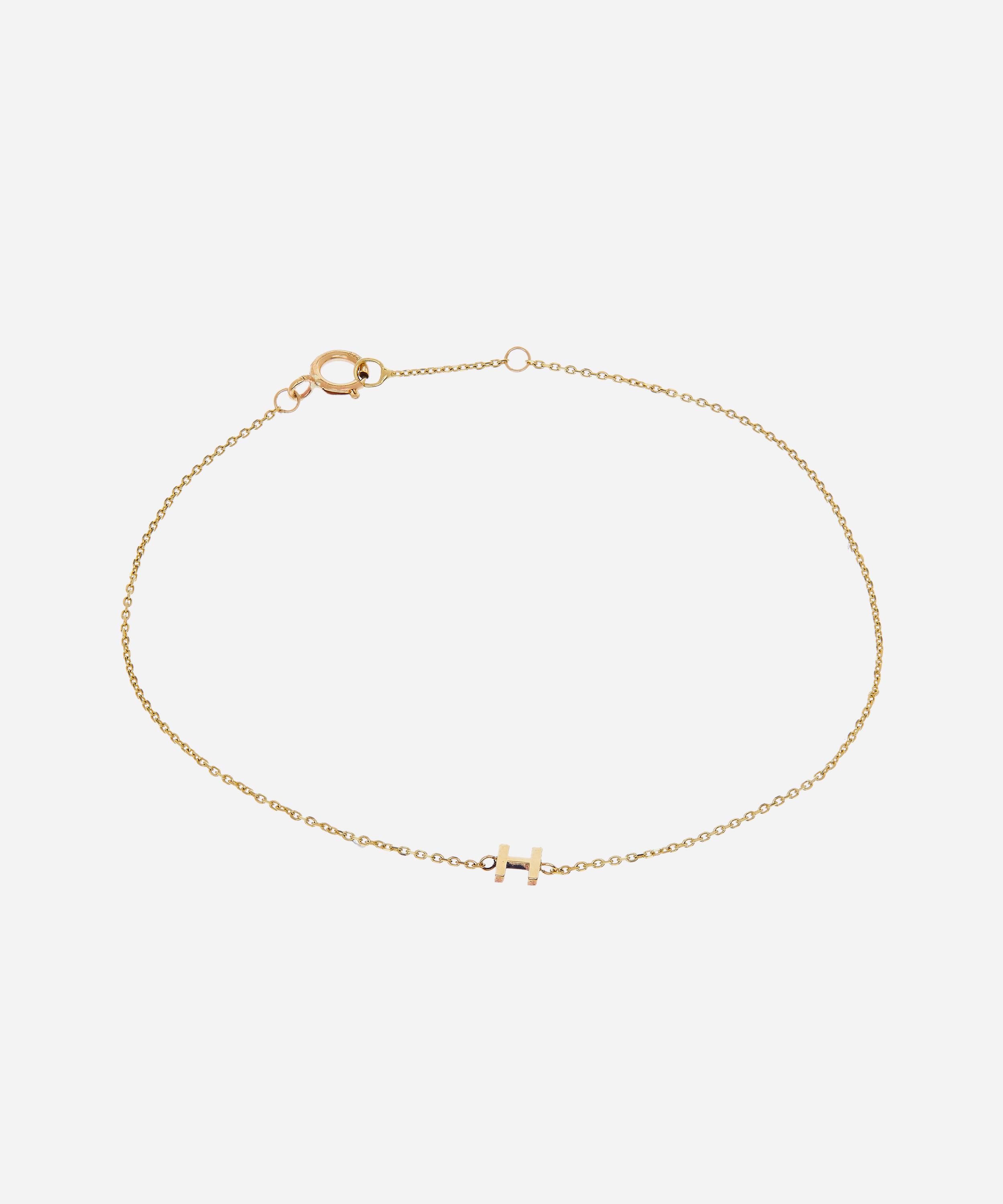 h initial bracelet