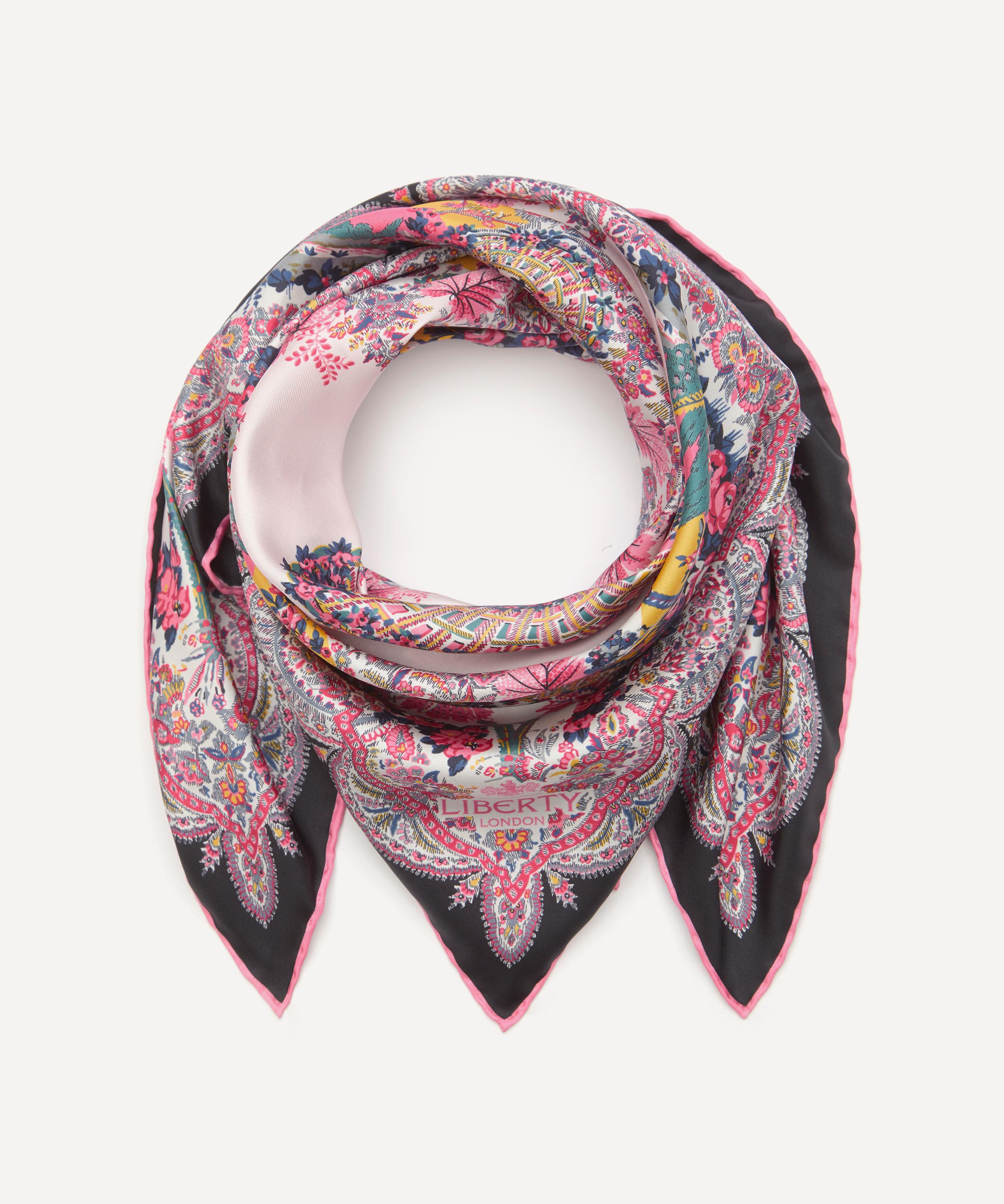 Liberty - Dina 90 x 90cm Silk Twill Scarf image number 1