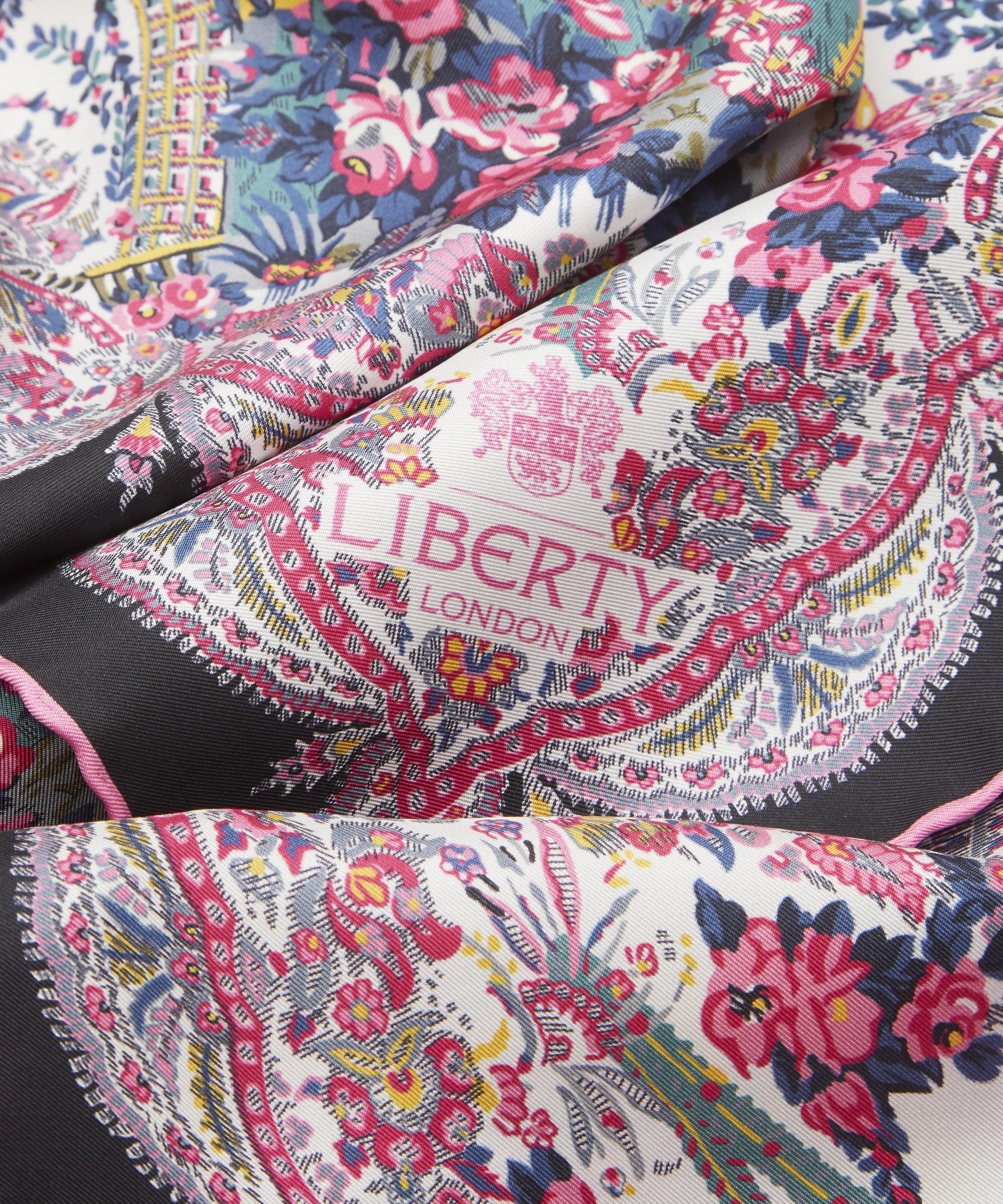 Liberty - Dina 90 x 90cm Silk Twill Scarf image number 3