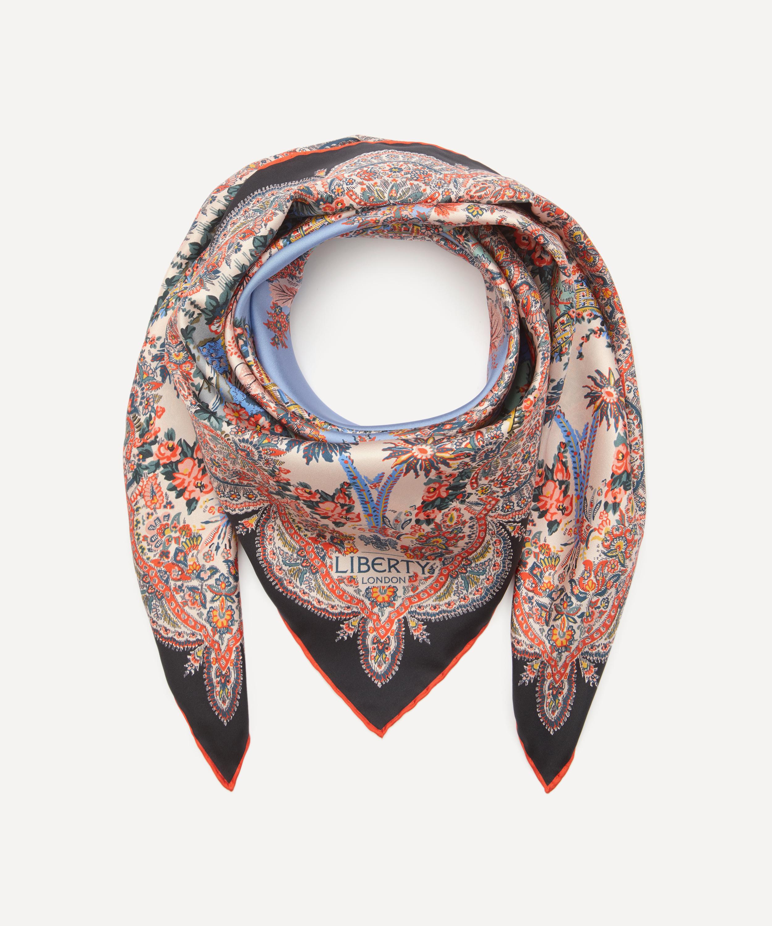 Liberty - Dina 90 x 90cm Silk Twill Scarf image number 1