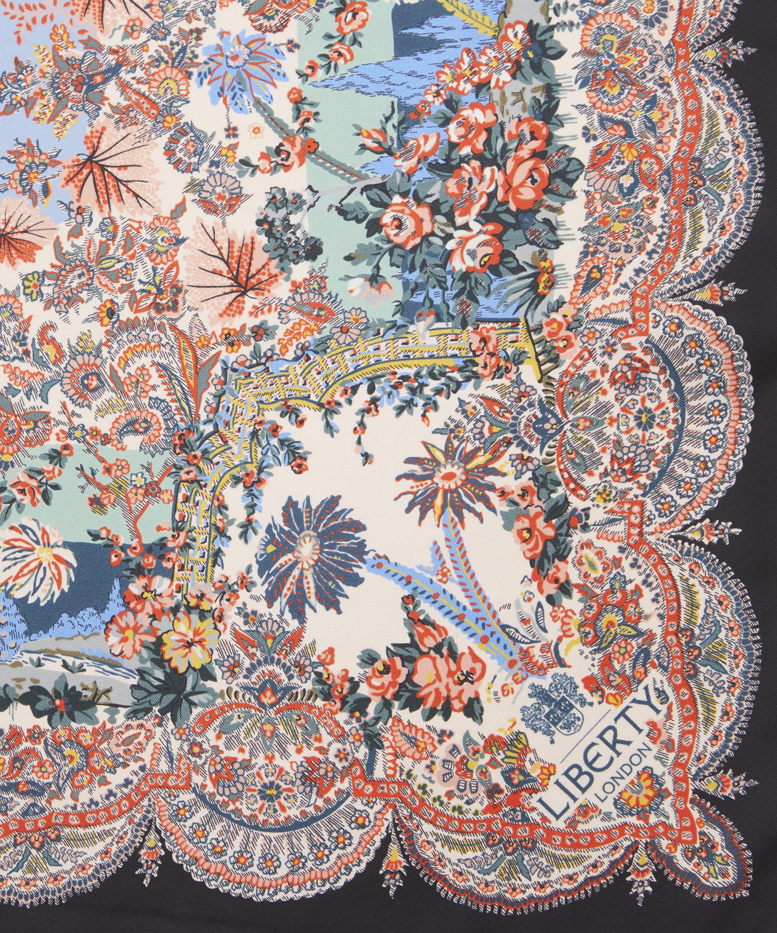 Liberty - Dina 90 x 90cm Silk Twill Scarf image number 2