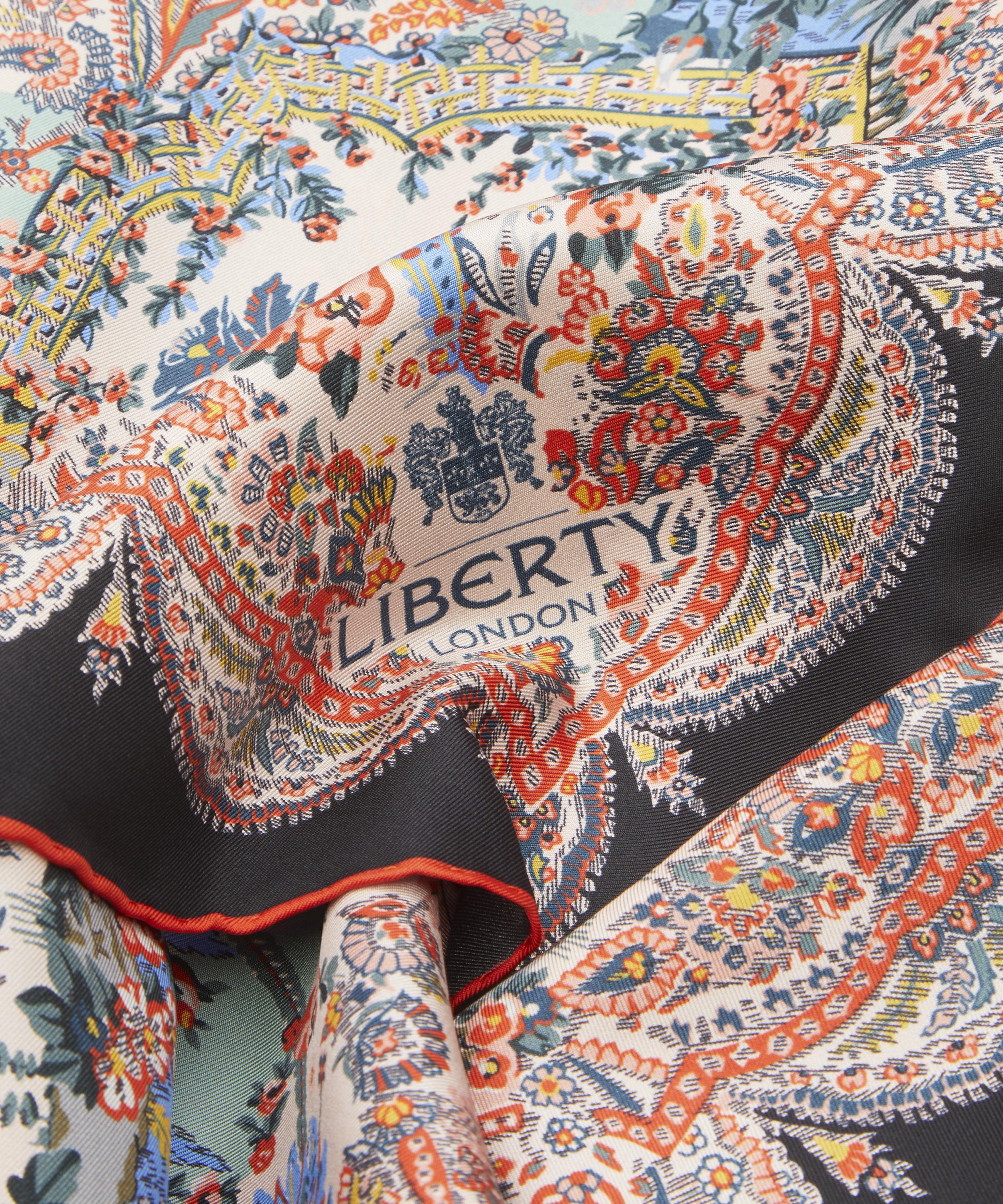 Liberty - Dina 90 x 90cm Silk Twill Scarf image number 3