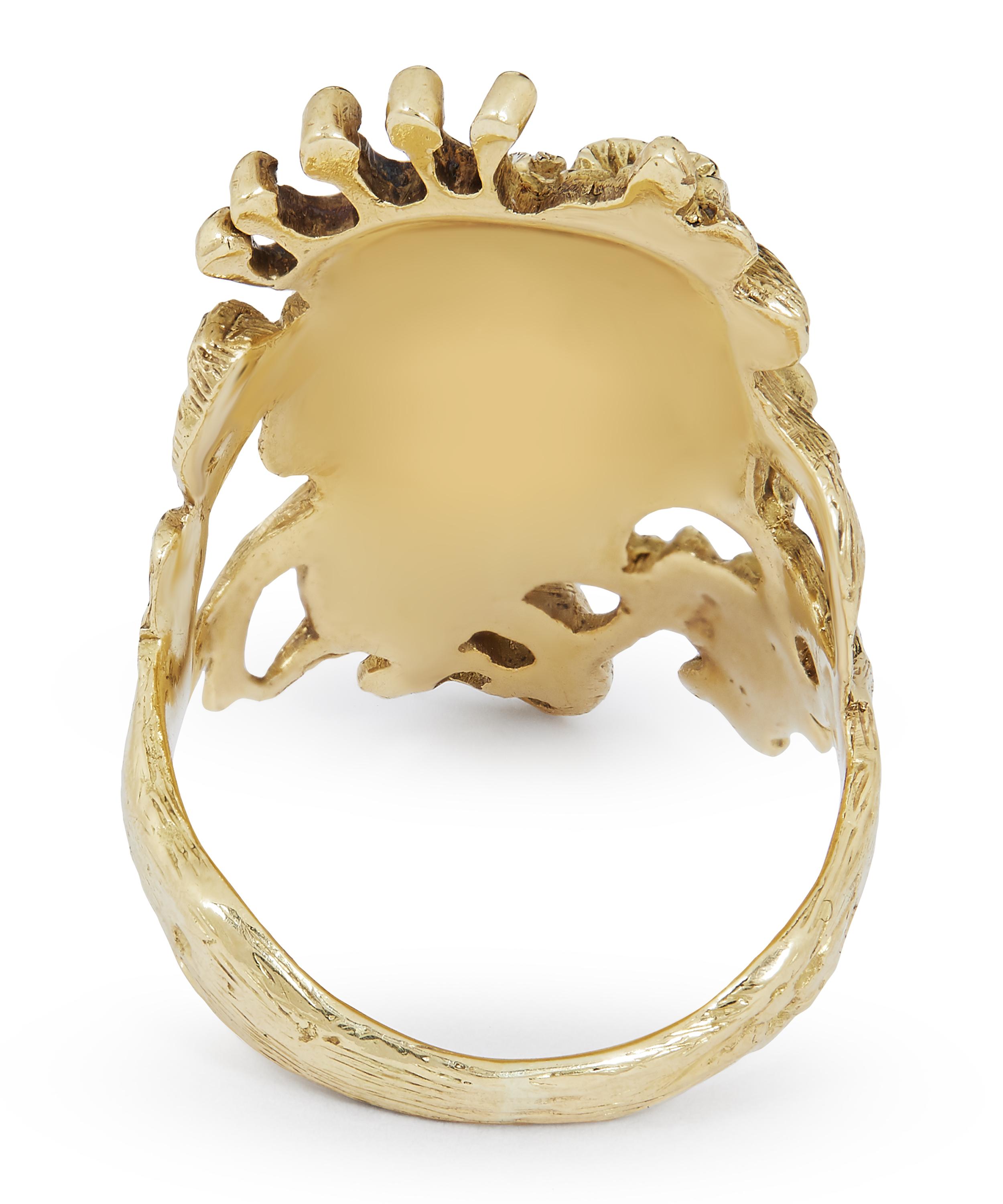 Kojis - Gold Art Nouveau-Style Diamond Ring image number 3