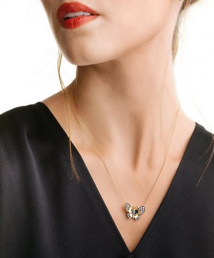 Annoushka - 18ct Gold Butterflies Diamond Pendant Necklace image number 1