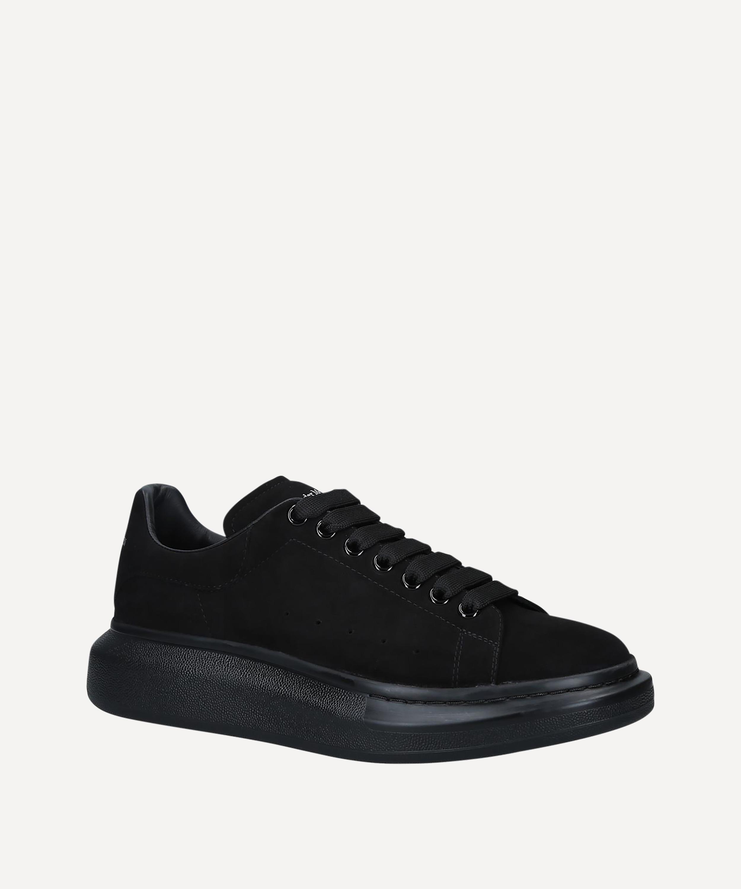 mens black and white alexander mcqueen trainers