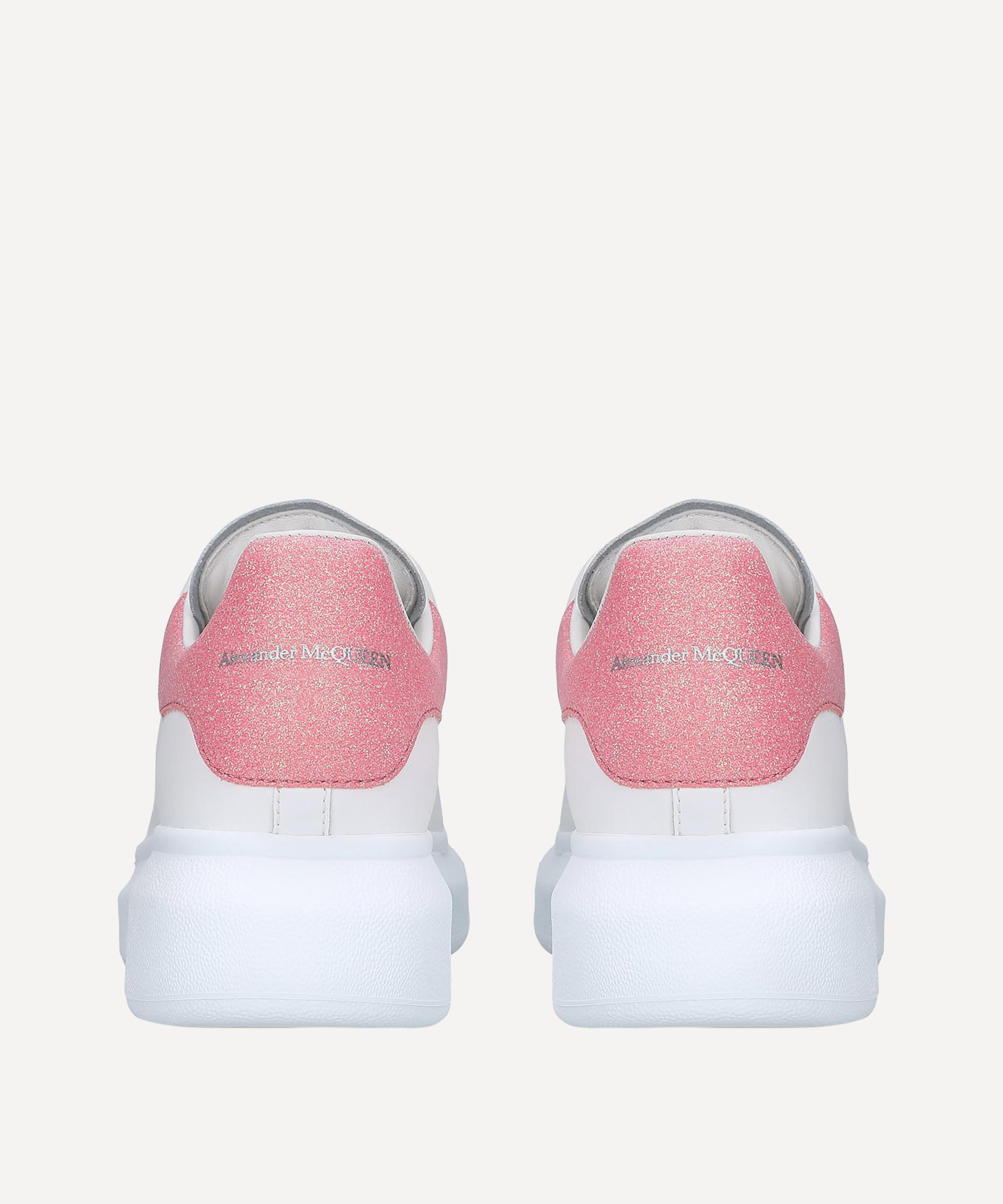 alexander mcqueen glitter runway sneakers