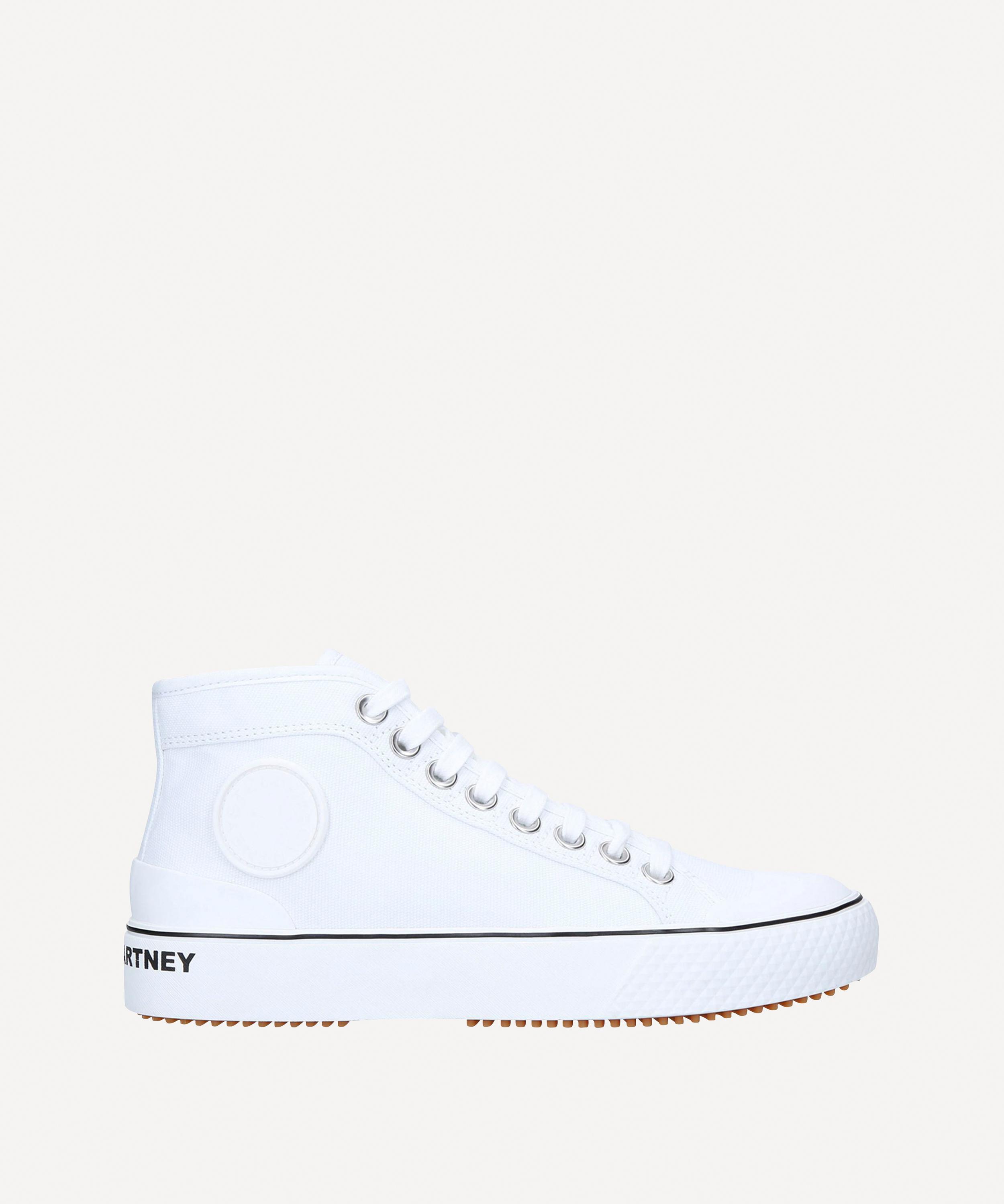 Stella McCartney - Futeni-Funchi Organic Cotton High-Top Sneakers image number 3