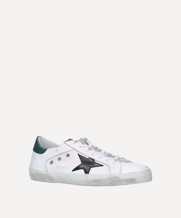Golden Goose - Superstar Leather and Canvas Sneakers image number null
